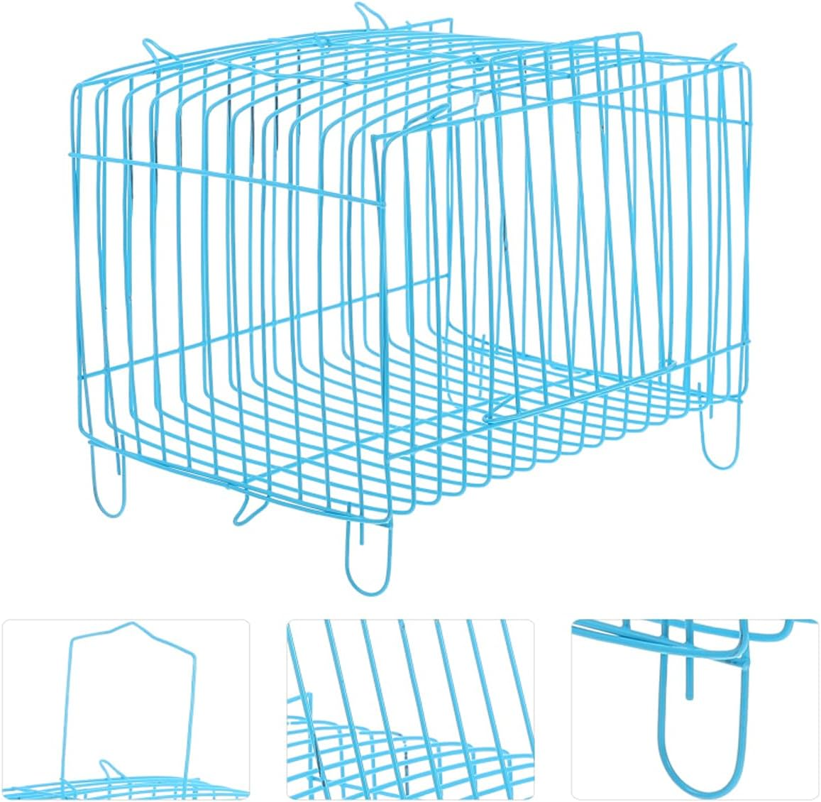 AIMALL 10Pcs Small Pet Transport Cage &ndash; Wire Frame for Rabbits, Hamsters, Guinea Pigs, Birds, Two Sizes 5.11&ndash;7 Inches Compact and Foldable Design image number 1