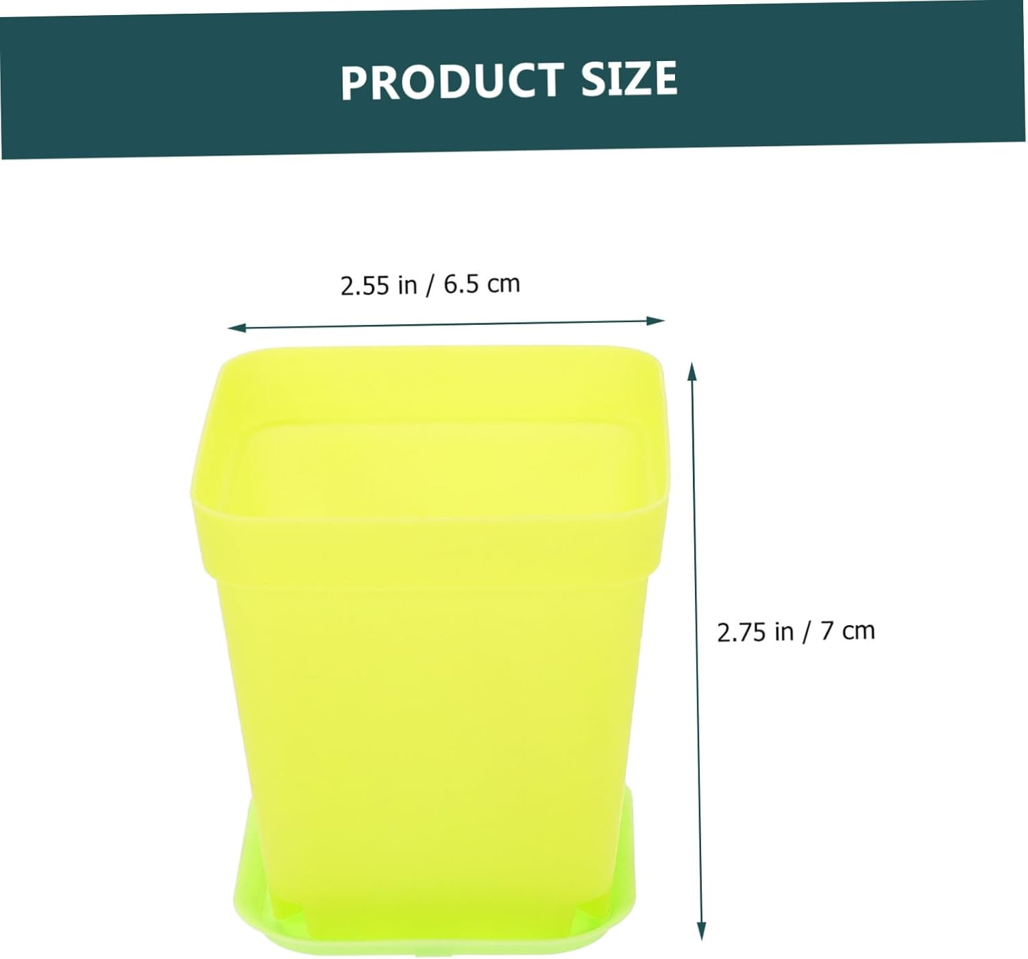 OFFSCH 18Sets Plastic Plant Nursery Pots Succulent Flower Pot for Gardening Trays for Garden Supply and Succulent Outdoor Use image number 5