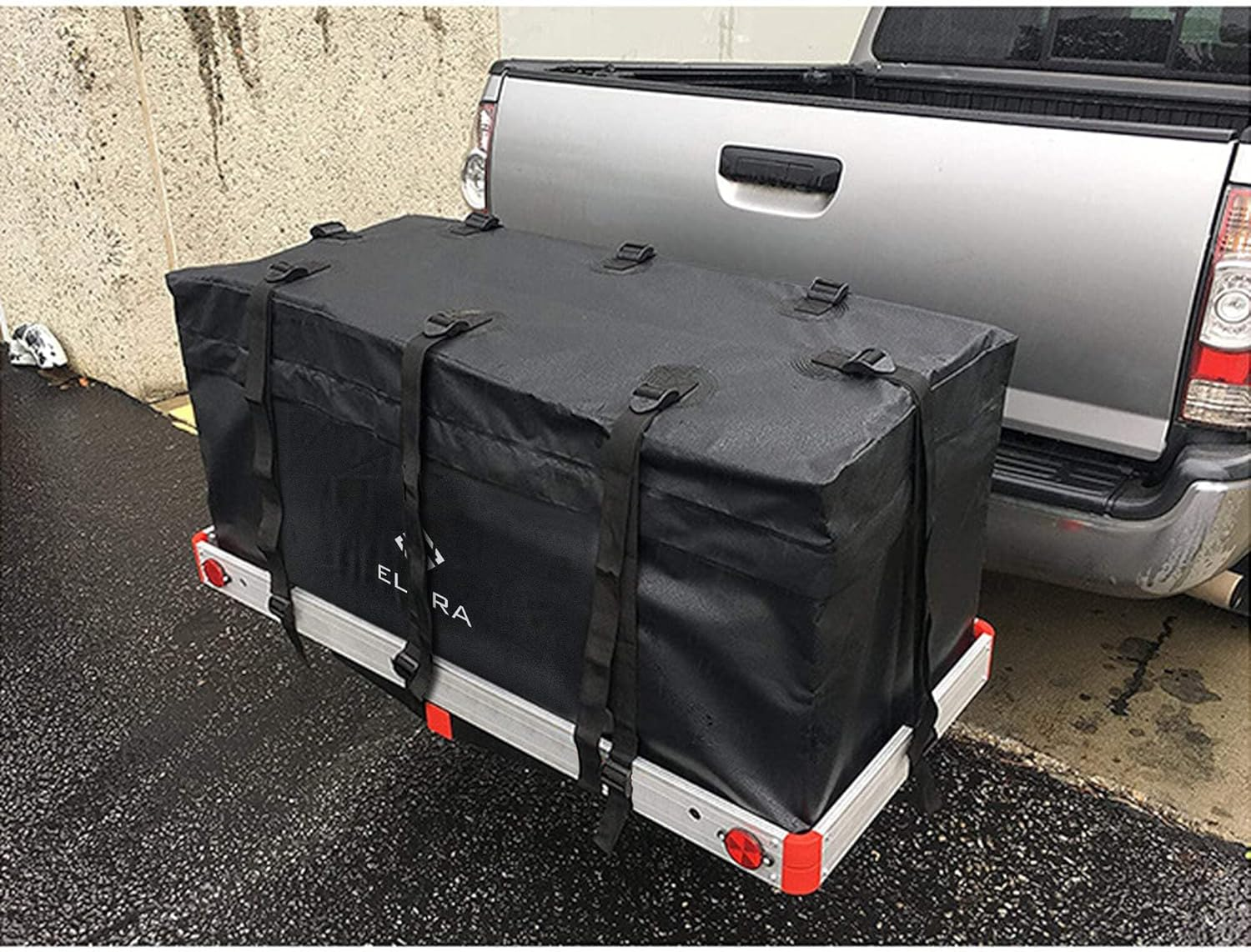 Elora 500Lbs Folding Hitch-Mount Carrier Cargo Luggage Basket Rack Travel Bag image number 6