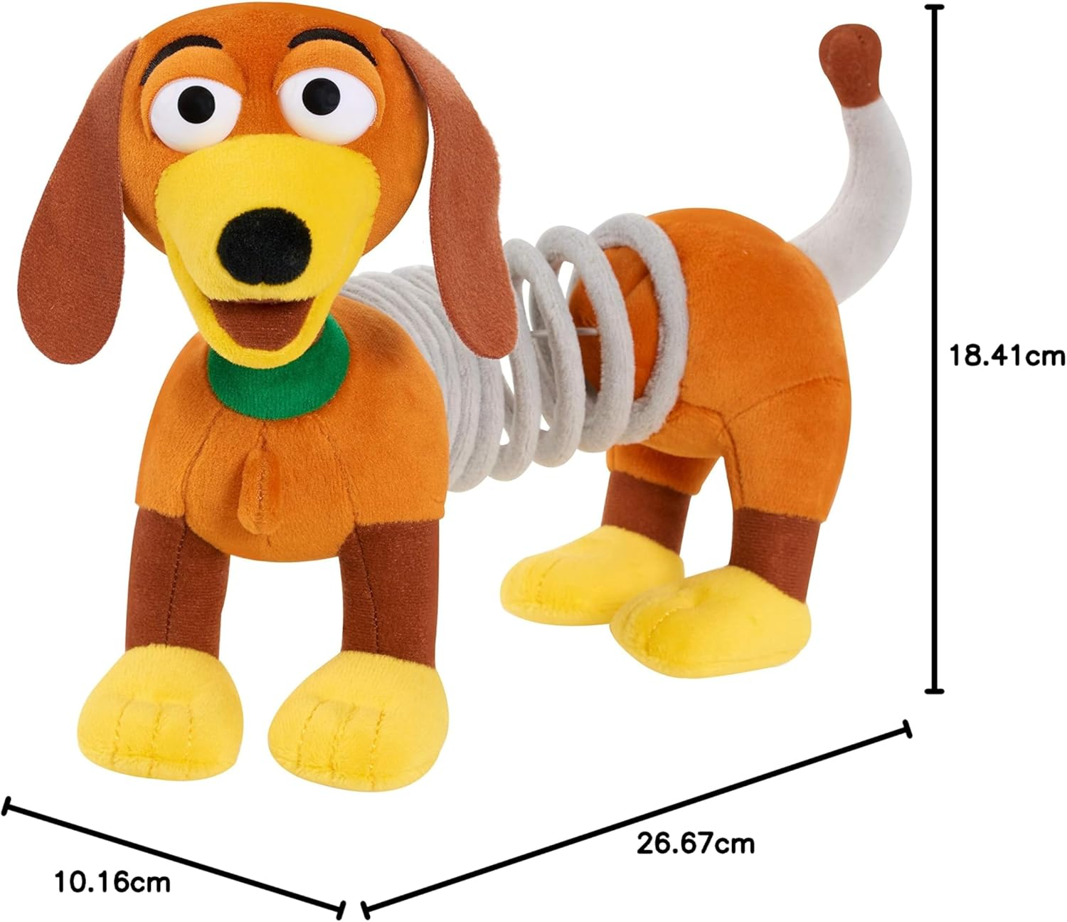 Disney and Pixar Toy Story Slinky Dog Plushie, Kids Toys for Ages 18 Month by Just Play image number 2