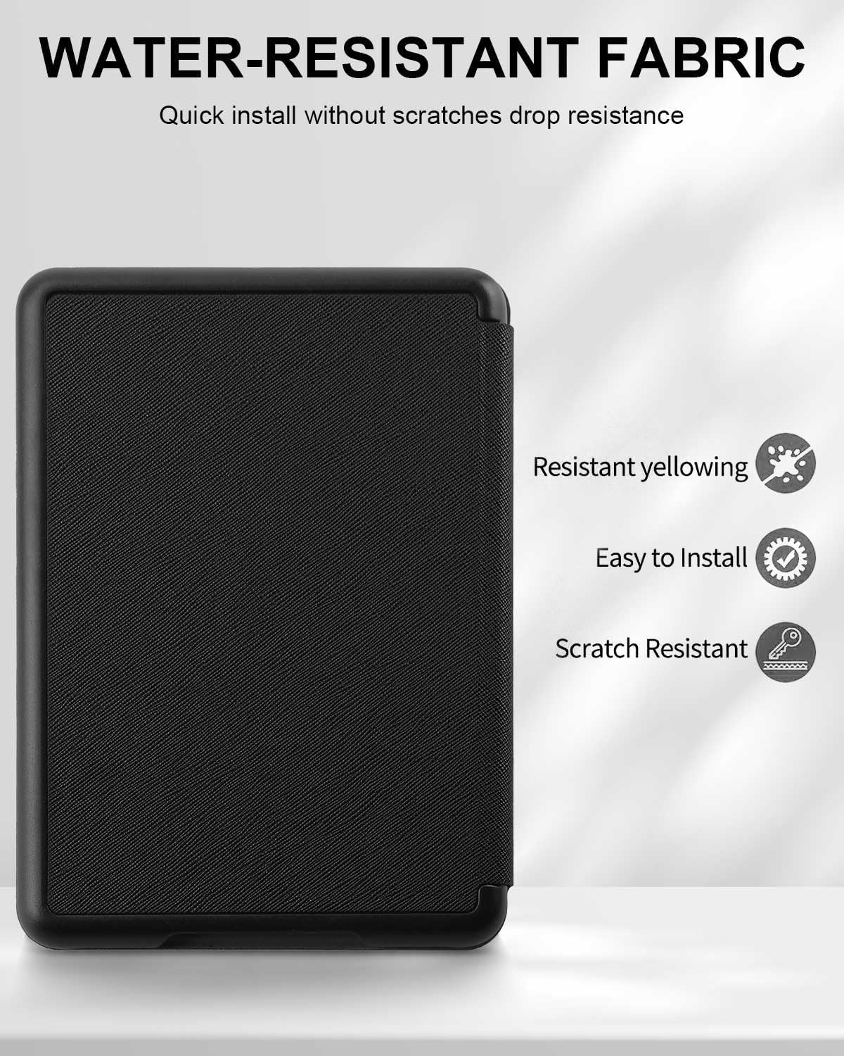 T Tersely Slimshell Case Cover for All-New Kindle 6" (11Th Generation, 2024/2022 Release, Model C2V2L3), Magnetic Shell Cover - Navy Blue - Blue image number 4