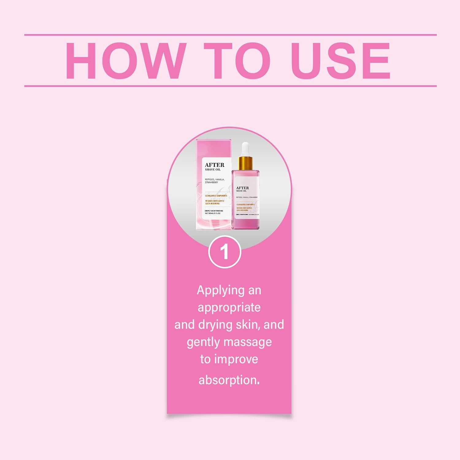 Strawberry Vanilla Aftershave Moisturizer, Smooth, Soothing Skin, Moisturizing and Nourishing Post-Shave, Gentle Shaving, Suitable for Mild, for All Skin Types (3Pcs) - 2Pcs image number 5