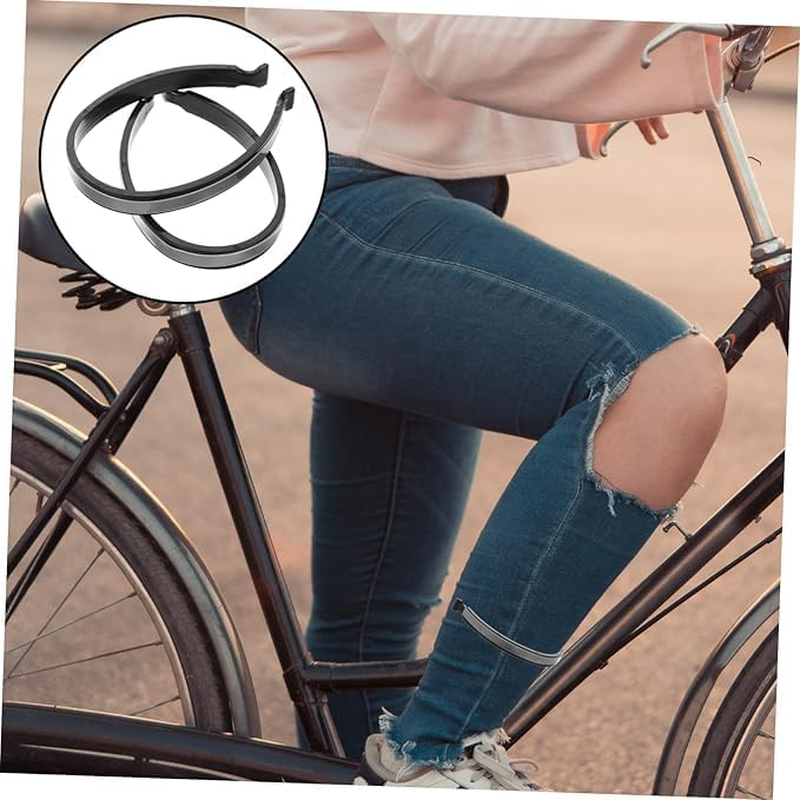 High Reflective Cycling Trousers Clips,2Pcs Reflective Trouser Clips Bike Trouser Clips,Cycling Reflective Trouser Clips,Reflective Bicycle Trouser Clips,High Visibility Reflective Bike Trouser Clips image number 1