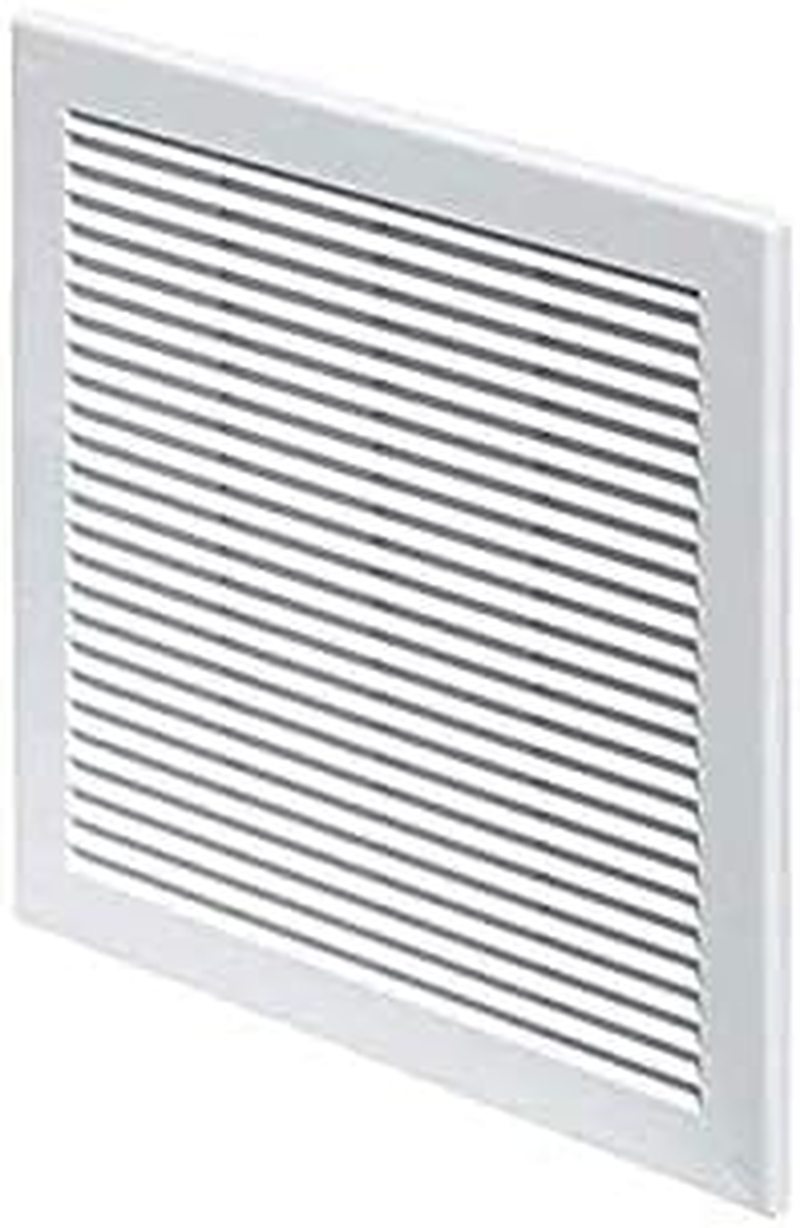 Awenta Plastic Air Vent Grille Cover 300X300Mm 12X12 Inch, White with Insect Grid Fly Net, Screw Hole Covers for Better Look image number 7