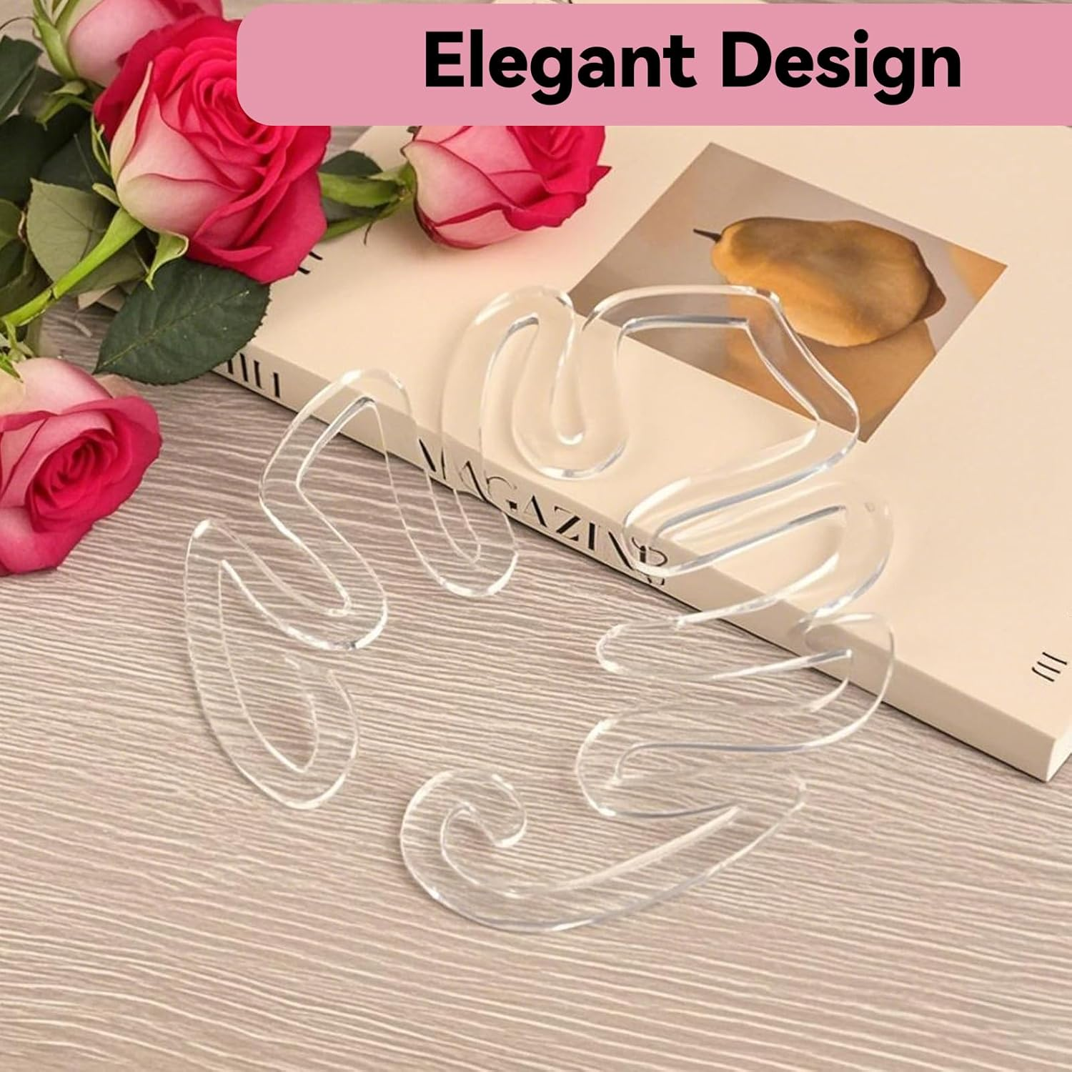 2PCS Monstera Grapple Plant Support - Turtle Shell Bamboo Clamp Set, Unique Aesthetic Plant Support Ring for Climbing Plants, Keep Indoor/Outdoor Plants Growing Vertical