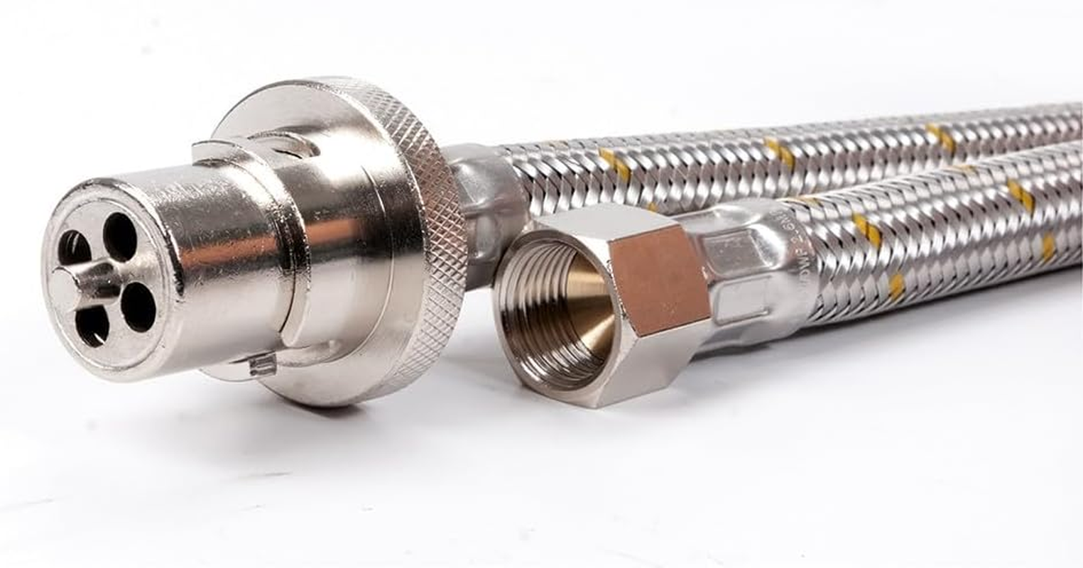 Companion Bayonet 3/8-Inch Braid Hose, 1200 Mm Length