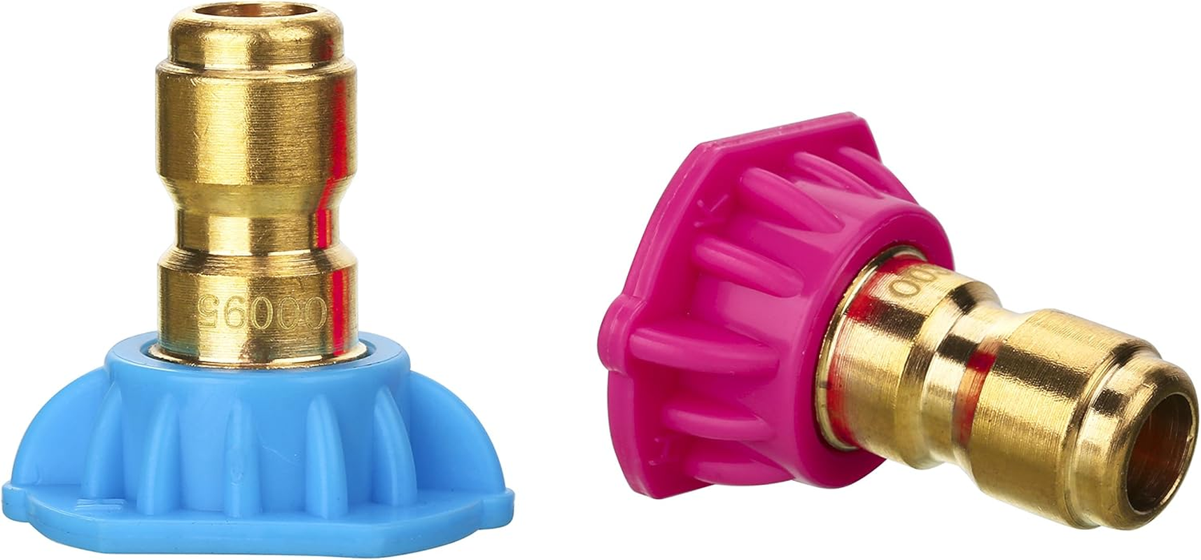 M MINGLE Second Story Quick-Connect Nozzle Tips for Power Washer, Soap and Rinse Jet Stream, Long Range Nozzle,1/4 Inch, 4000PSI, 2-Pack image number 4