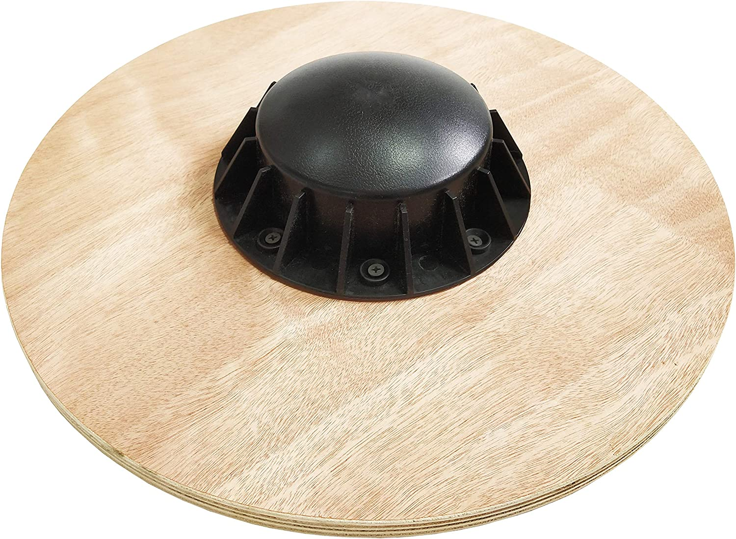 Balancefrom Non-Slip Wooden Wobble Balance Board Core Trainer 15.55-Inch Diameter with 360 Rotation for Stability Training