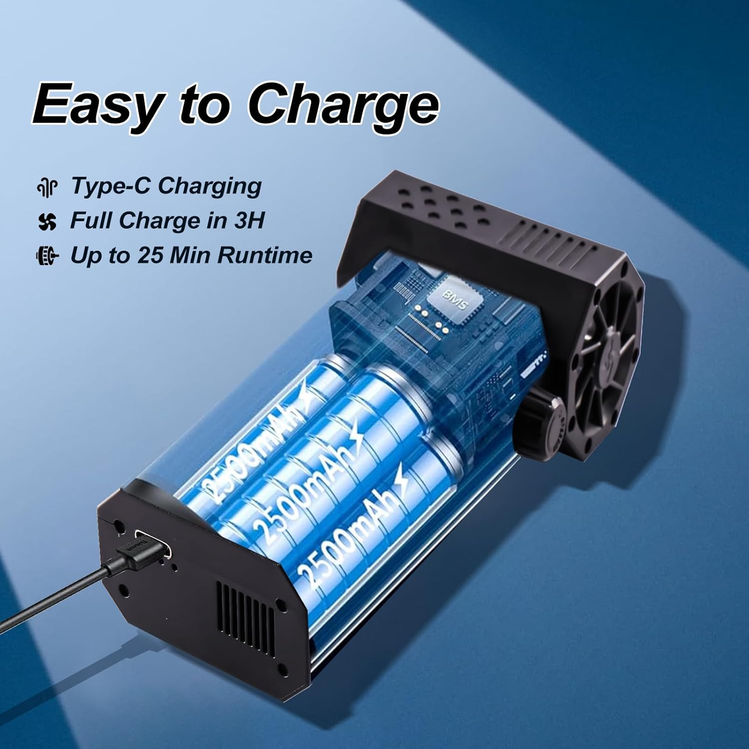 Compressed Air Duster, 130,000 RPM High-Speed Motor with Stepless Speed Control, Rechargeable Electric Turbo Jet Blower with Vacuum Cleaning Kit for Computers, Keyboards, Electronics, Snow, and Cars