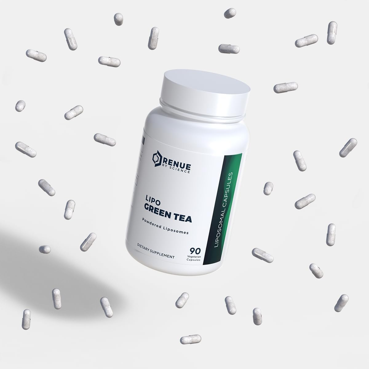 RENUE Liposomal Green Tea Extract Supplement 75 Mg - 70% EGCG &ndash; Bioavailable Formula for Increased Absorption &ndash; 90 Capsules image number 4