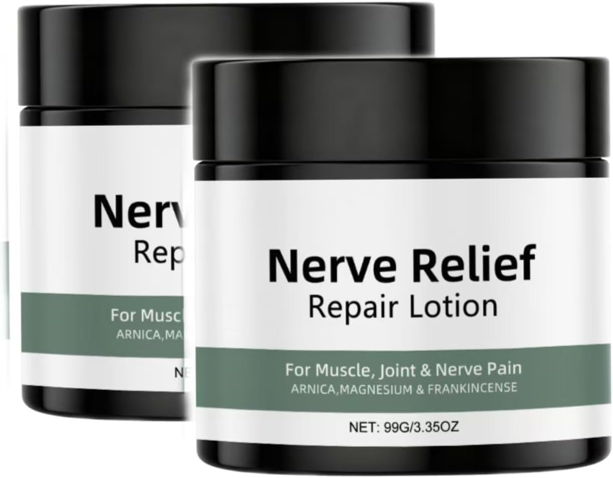 Nerve Relief Cream,Neuropathy Magnesium Lotion,Natural Shoulder Cream,Quick Absorption,For Body Muscles and Joints