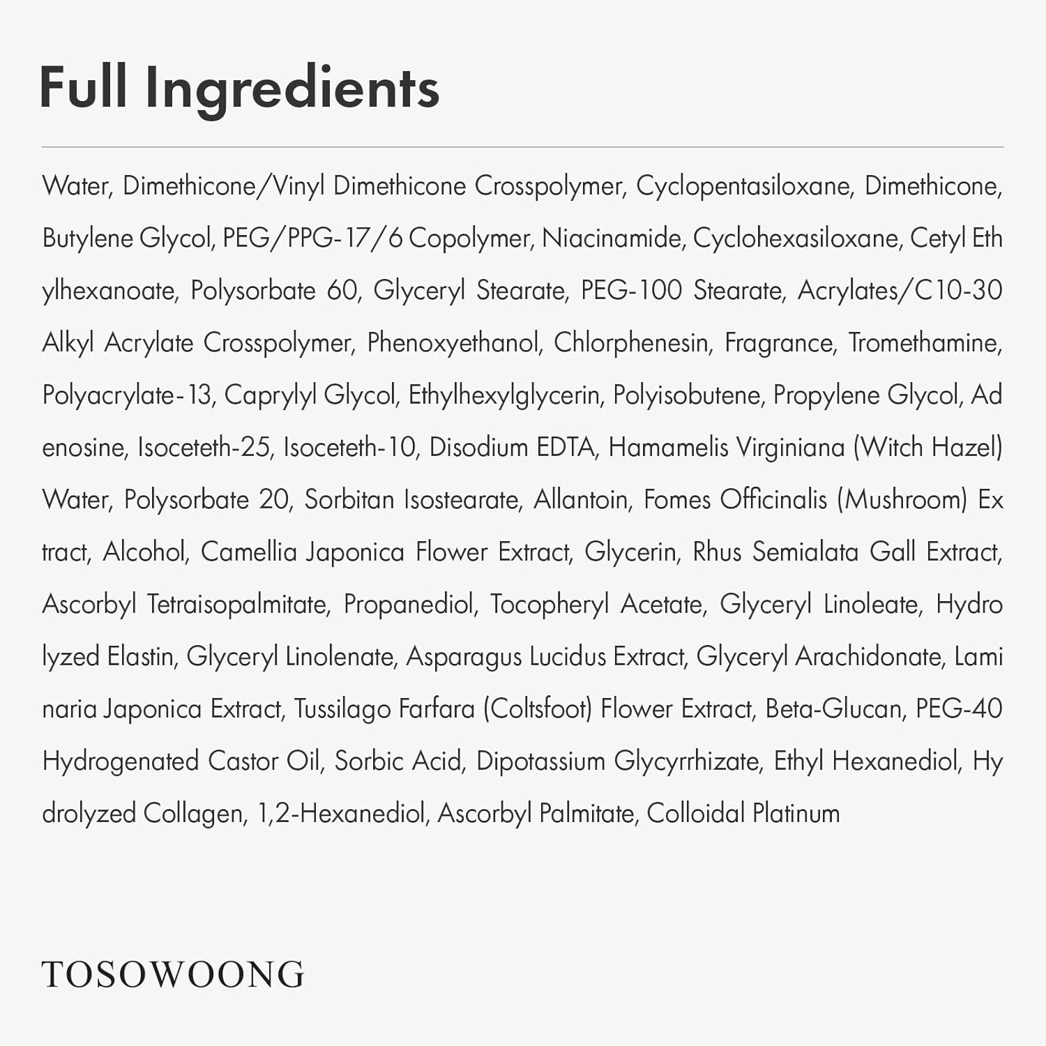 TOSOWOONG Pore Tightening Serum, Instantly Reduces Pores, Smooths Skin & Strengthens Barrier, Formulated with Niacinamide & Allantoin, Pore Minimizer for Face, Korean Skin Care, 30Ml, 1.01 Fl. Oz. image number 2
