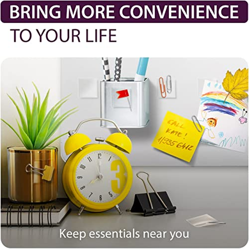 Double Sided Mounting Squares 110Pcs - Poster Putty for Walls Removable - Clear Sticky Tack for Wall Hanging - Double Sided Sticky Pads for Car Dashboard Crafts Picture Hanging image number 5