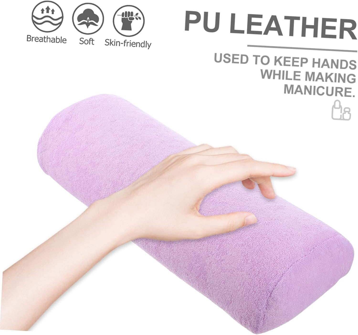 Hand Rest Pillow Wrist Cushion 29X13Cm Comfortable Support for Manicure Nail Art Home Use image number 3