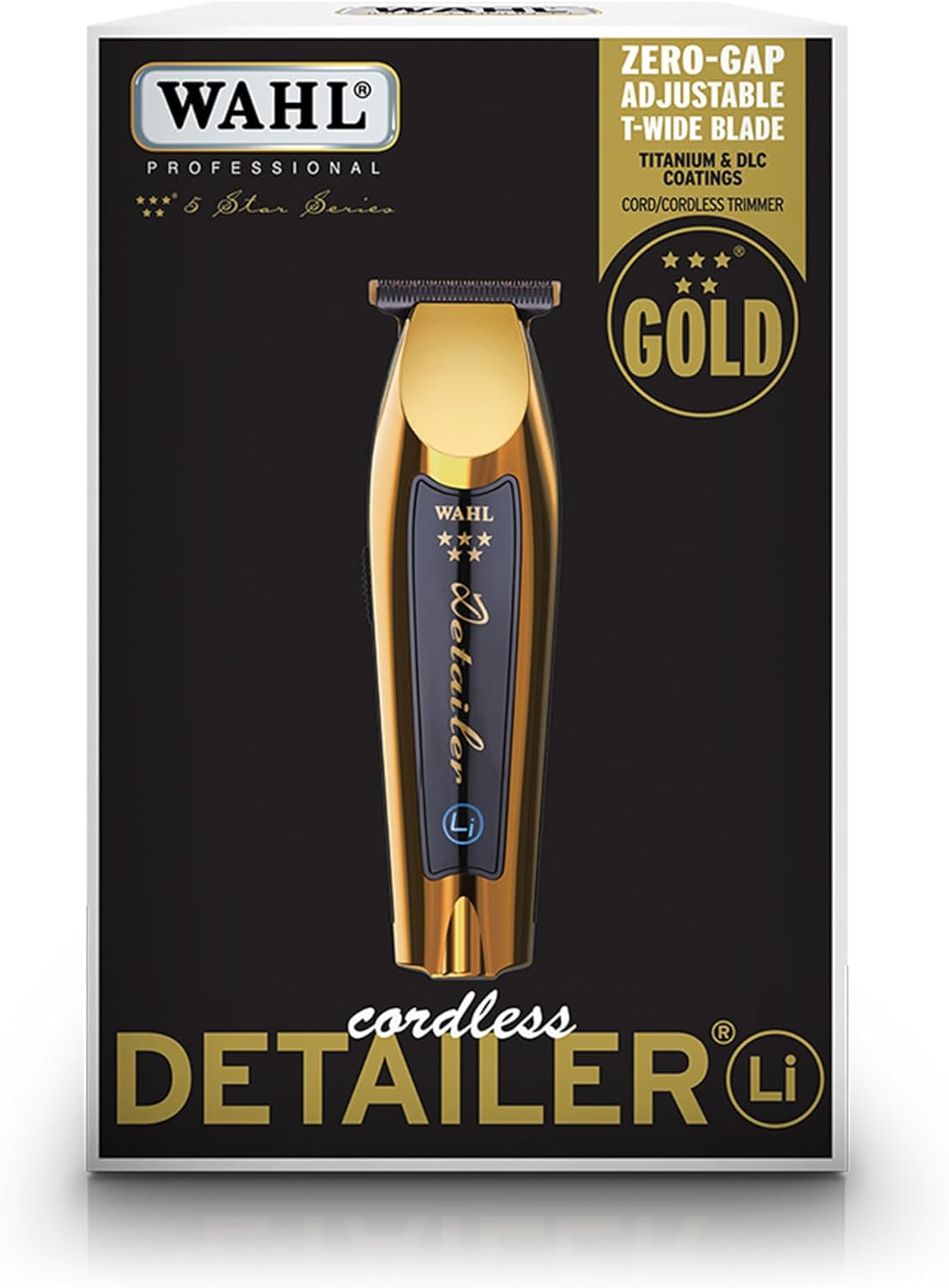 Wahl Professional Gold Cordless Detailer Li Trimmer image number 4