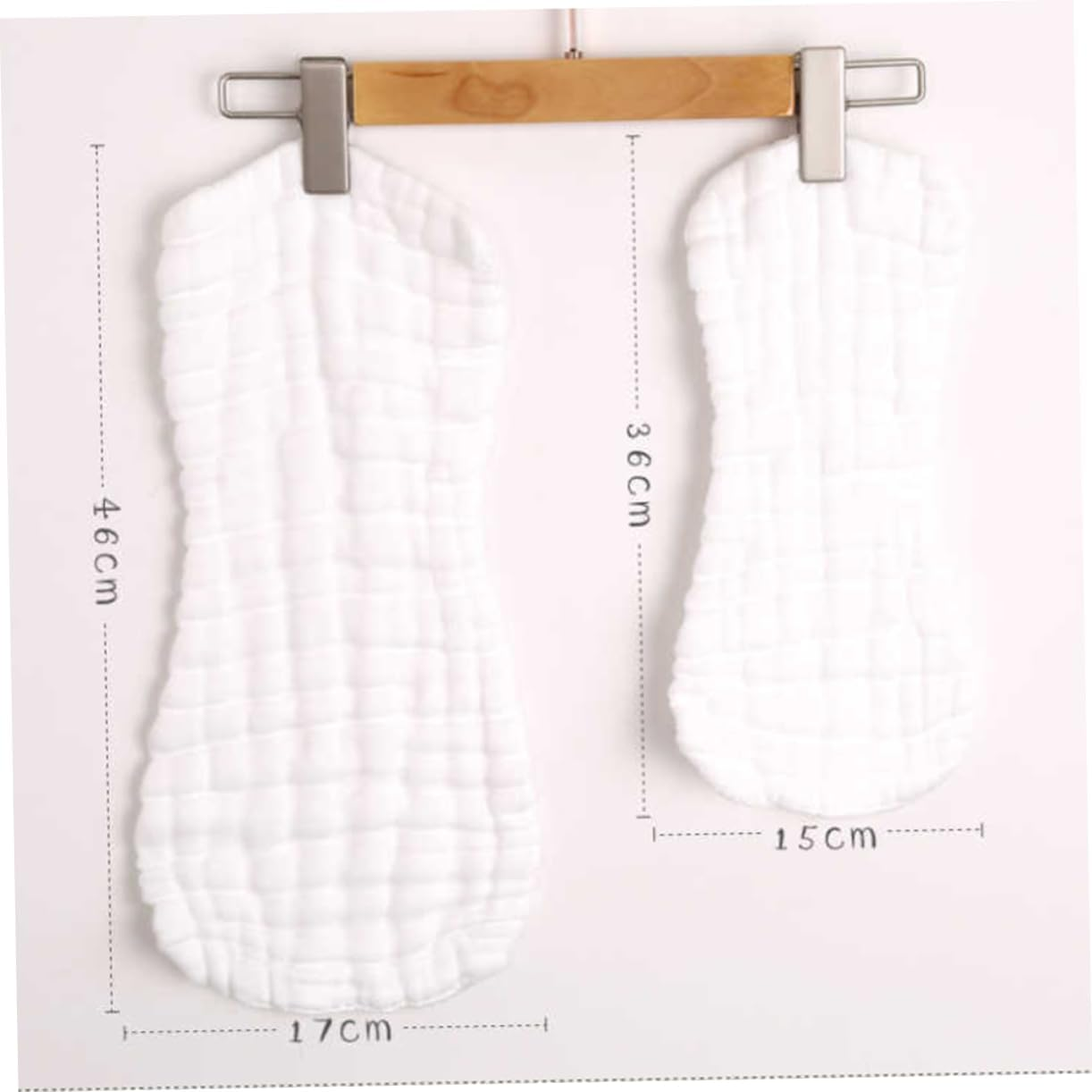 5Pcs Pure Cotton Gauze Diaper Reusable Cotton Nappies for Diaper Care for Newborn Swaddle Wrap Comfort image number 5