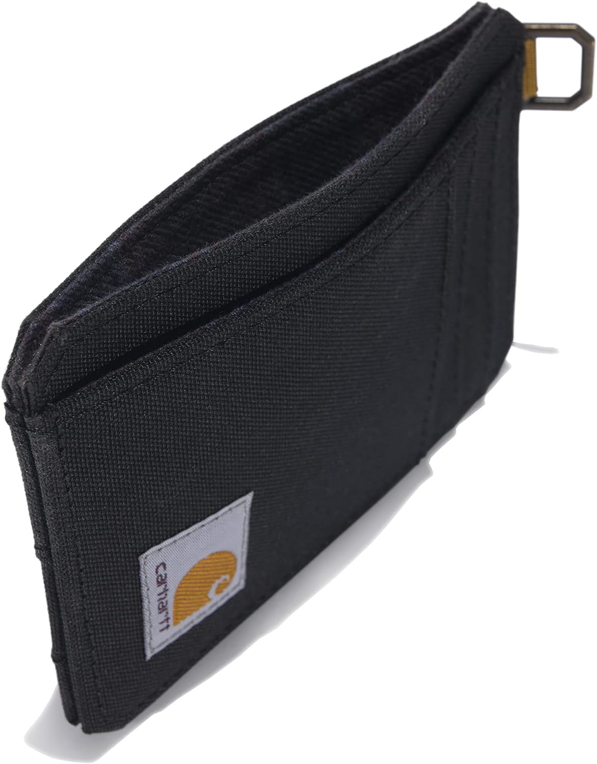 Carhartt Men'S Adult Black CORDURA Nylon Duck Slim Front Pocket Wallet, Water Resistant image number 3