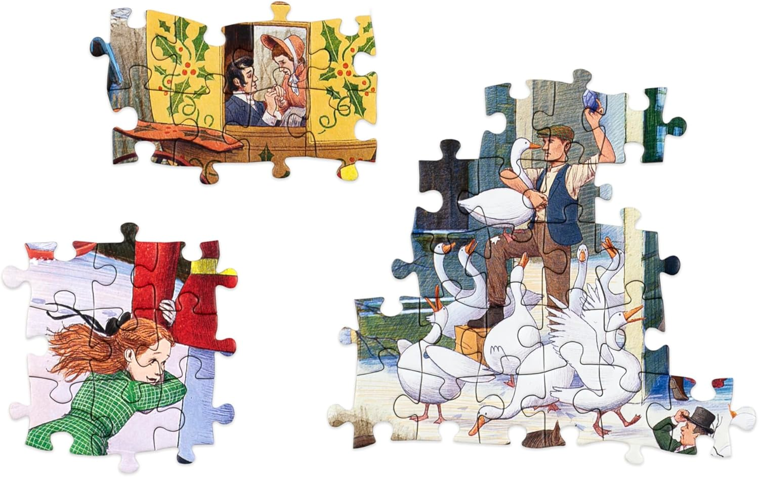 A Book Lover'S Christmas 1000 Piece Puzzle: a 1000-Piece Jigsaw Puzzle image number 4