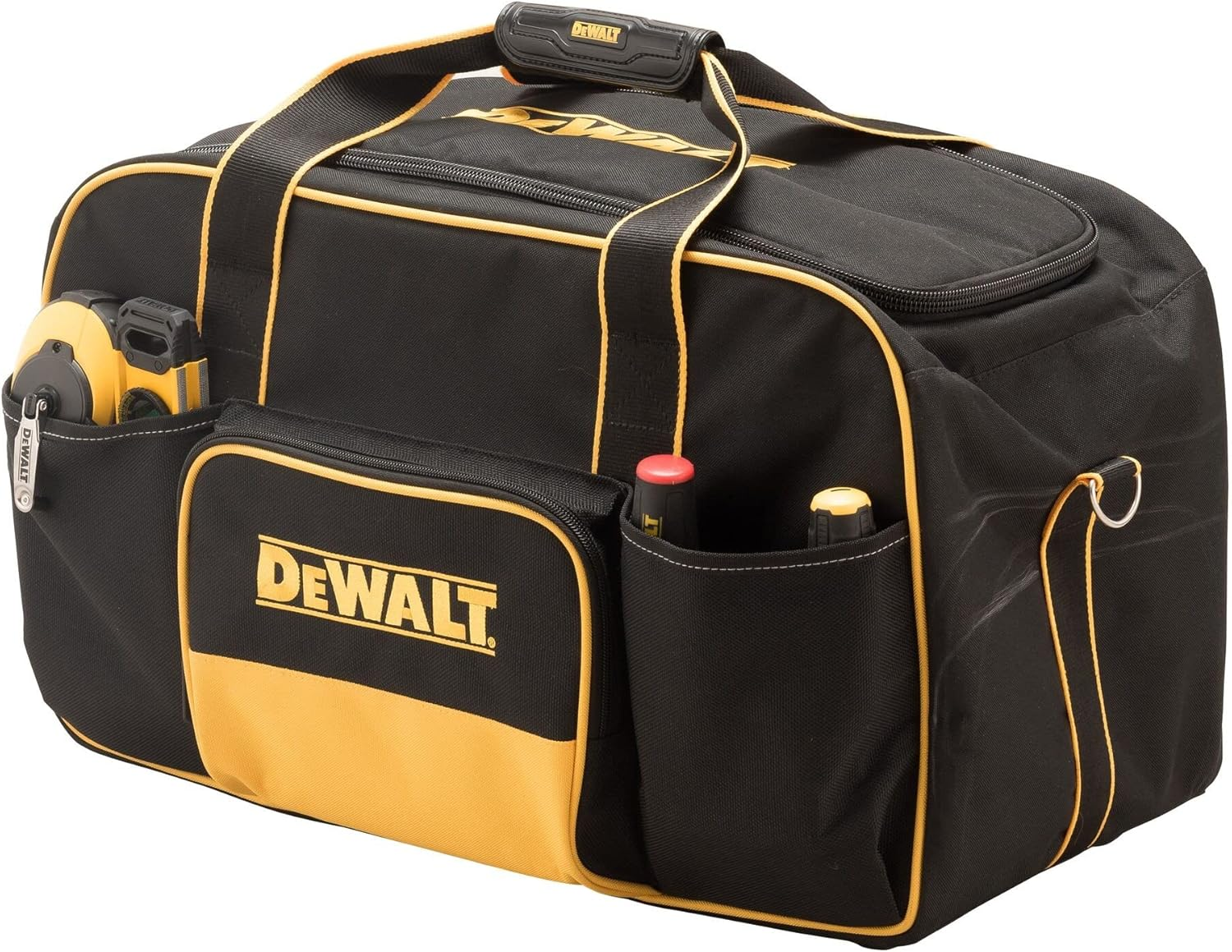 Dewalt 1200 Denier Multiple Pockets Nylon Duffle Bag with Heavy Duty Zip, 550 Mm Size image number 4
