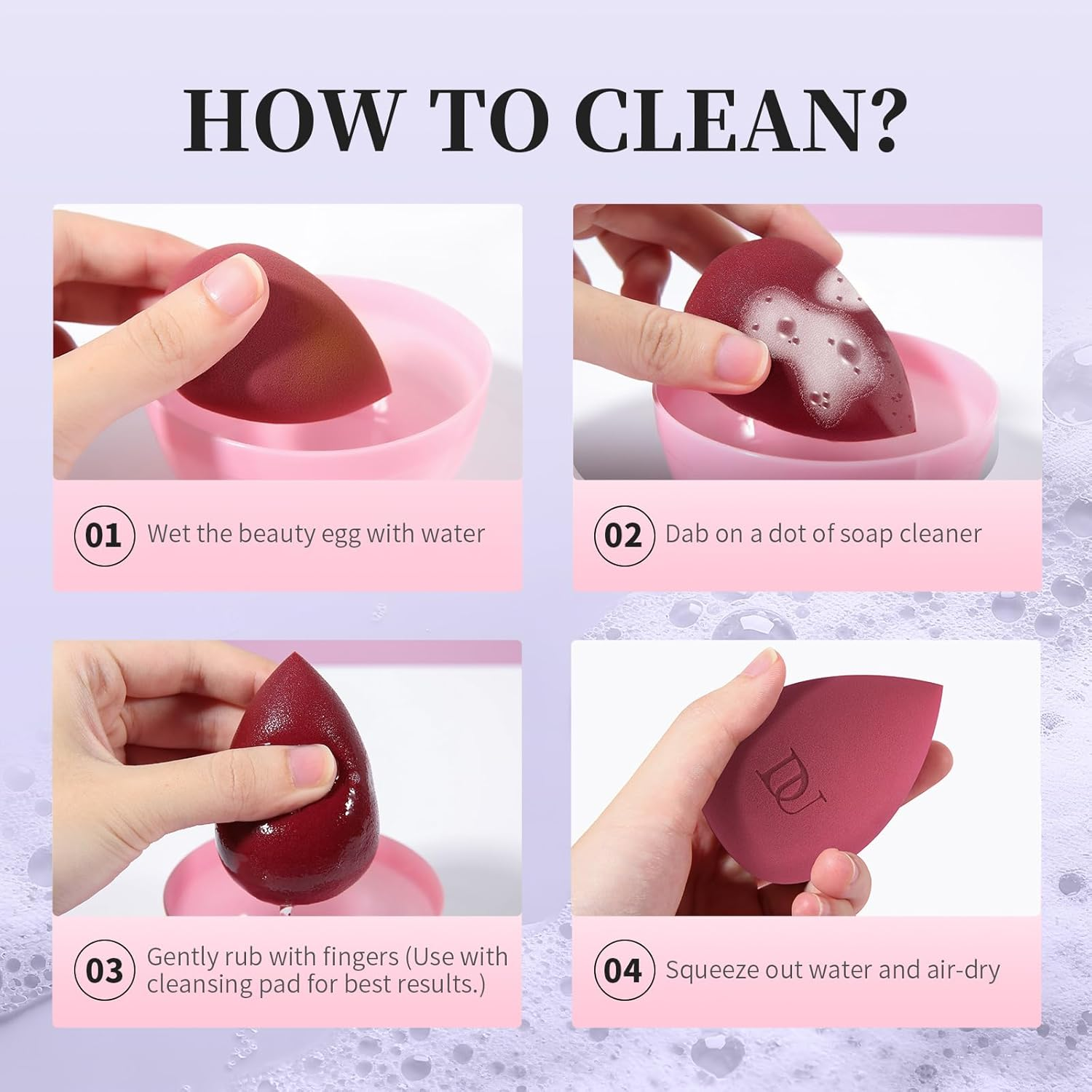 Ducare Makeup Brush Cleanser Solid- Deep Cleaning & Conditioning Soap Bar for Makeup Brushes, Sponges and Beauty Blenders, Cruelty Free, Travel-Friendly with Coconut Oil