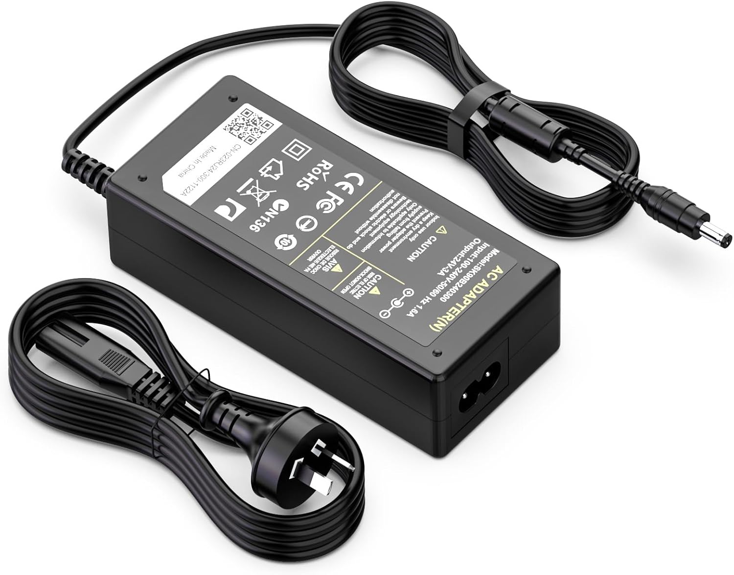 Power Supply 24V Charger for Logitech G29 G27 G25 G923 G920 G940 GT Driving Force Pro, Xbox 360 Racing Wheel, FUJITSU Fi-6130 Scanner, APD DA-42H24, AD10110LF, DC 24V 3A 2A 2.5A 2.7A 1.5A AC Adapter image number 4