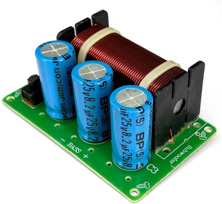 HOOCI 1 PCS 200W Bass Speaker 50Hz Subwoofer Frequency Divider Home Theater Hifi Stereo Bass DIY Car Audio Woofer Crossover Filter image number 5