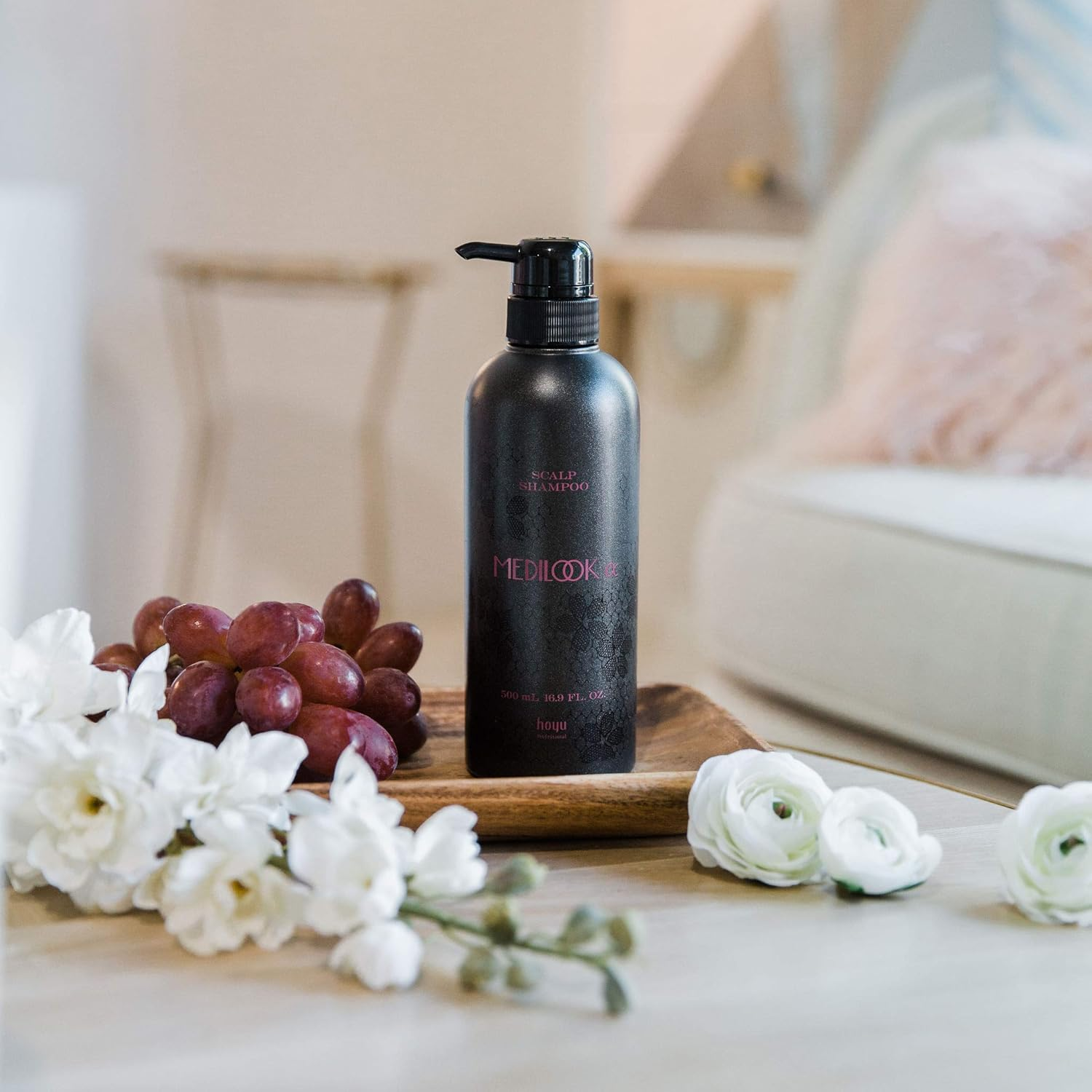 Glamage Hoyu Medilook &Alpha; Scalp Shampoo, 16.9 Fl Oz (500 Ml), Brown