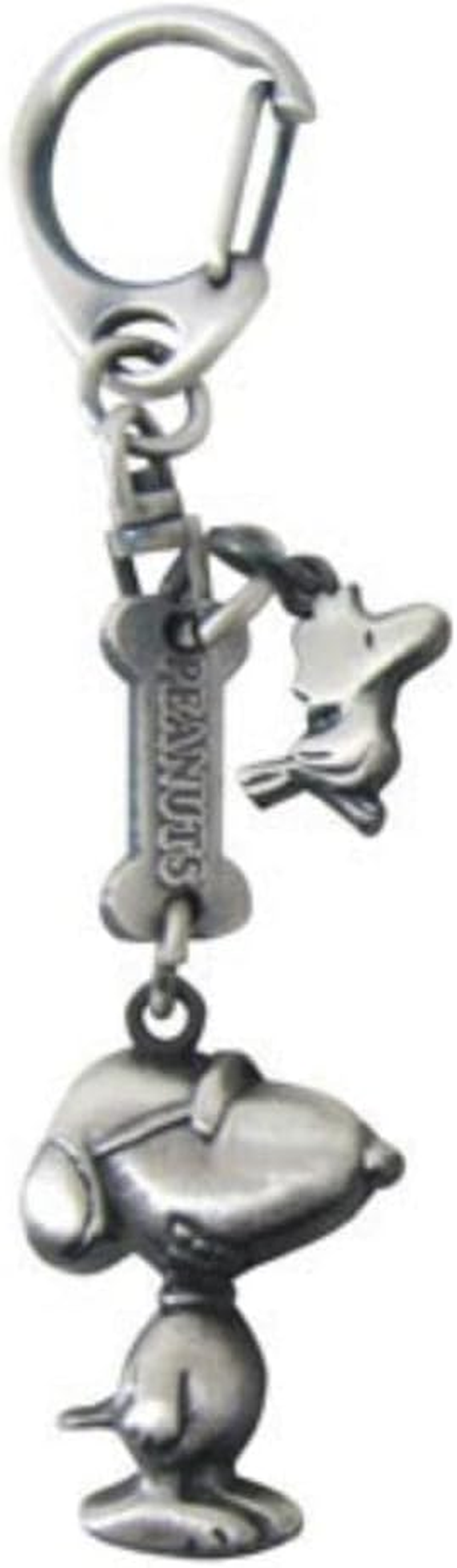 Ushikubo Kogei SN-047 Snoopy Cast Key Holder, Silver Fulbi image number 5