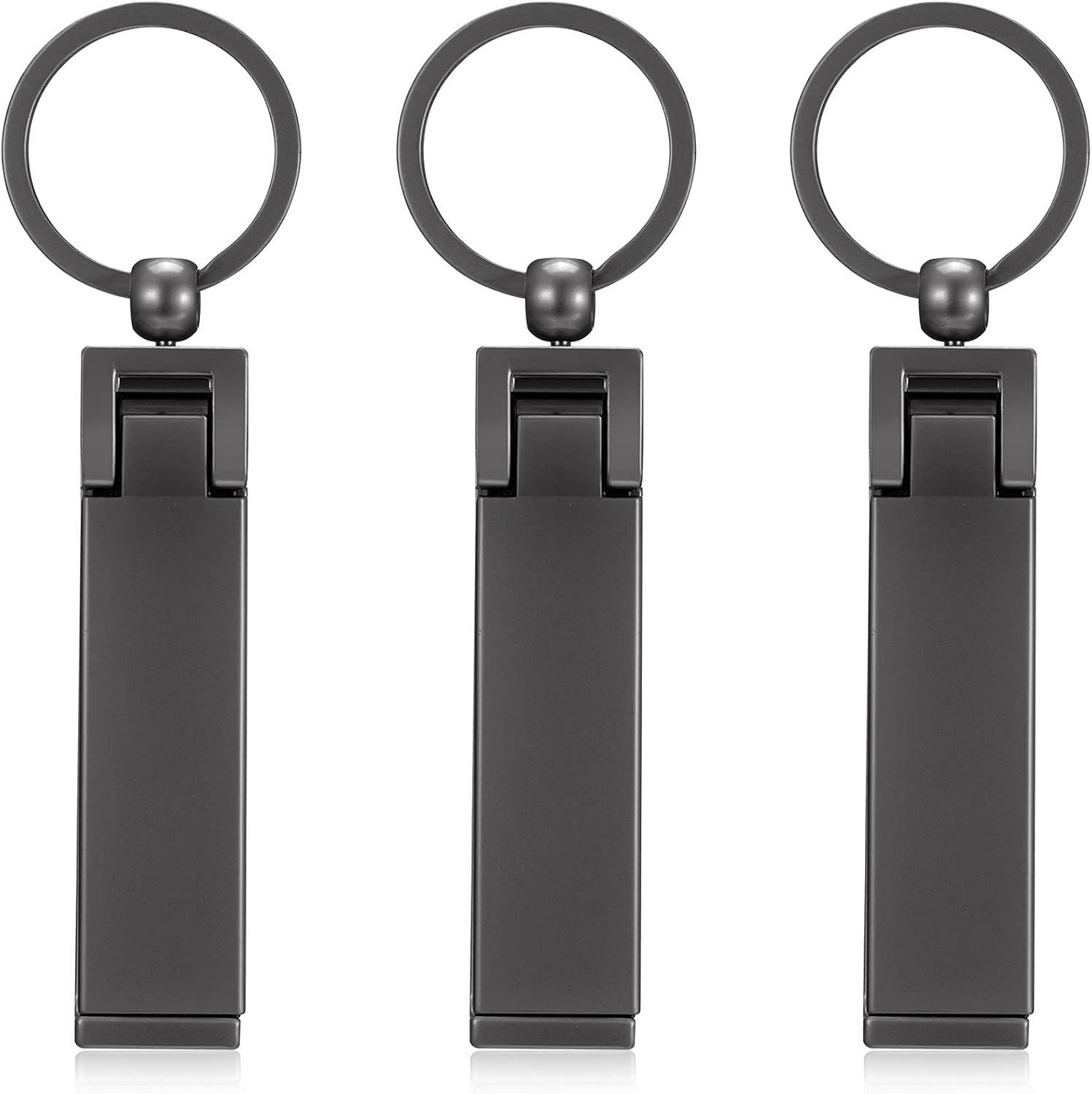 3 Pieces Purse Hook for Table Instant Bag Hook Hanger, Handbag Table Holder Hanger Set Mobile Phone Holder Foldable Women'S Handbag Storage Stylish Swivel Hanger for Desk (Silver)