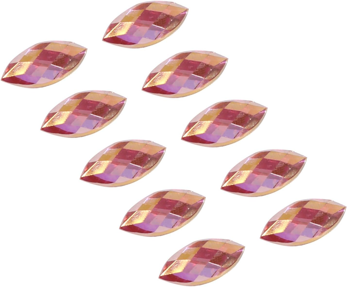 Crystal Rhinestone Flatback Beads for Jewellery and Garments, Pink