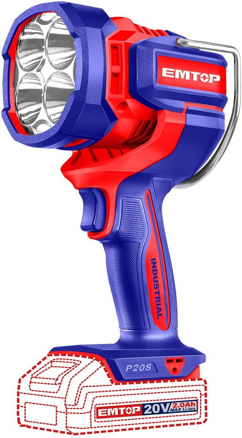 EMTOP Cordless LED Work Light (Body Only) 3 Brightness Modes ELWLI2088 image number 1