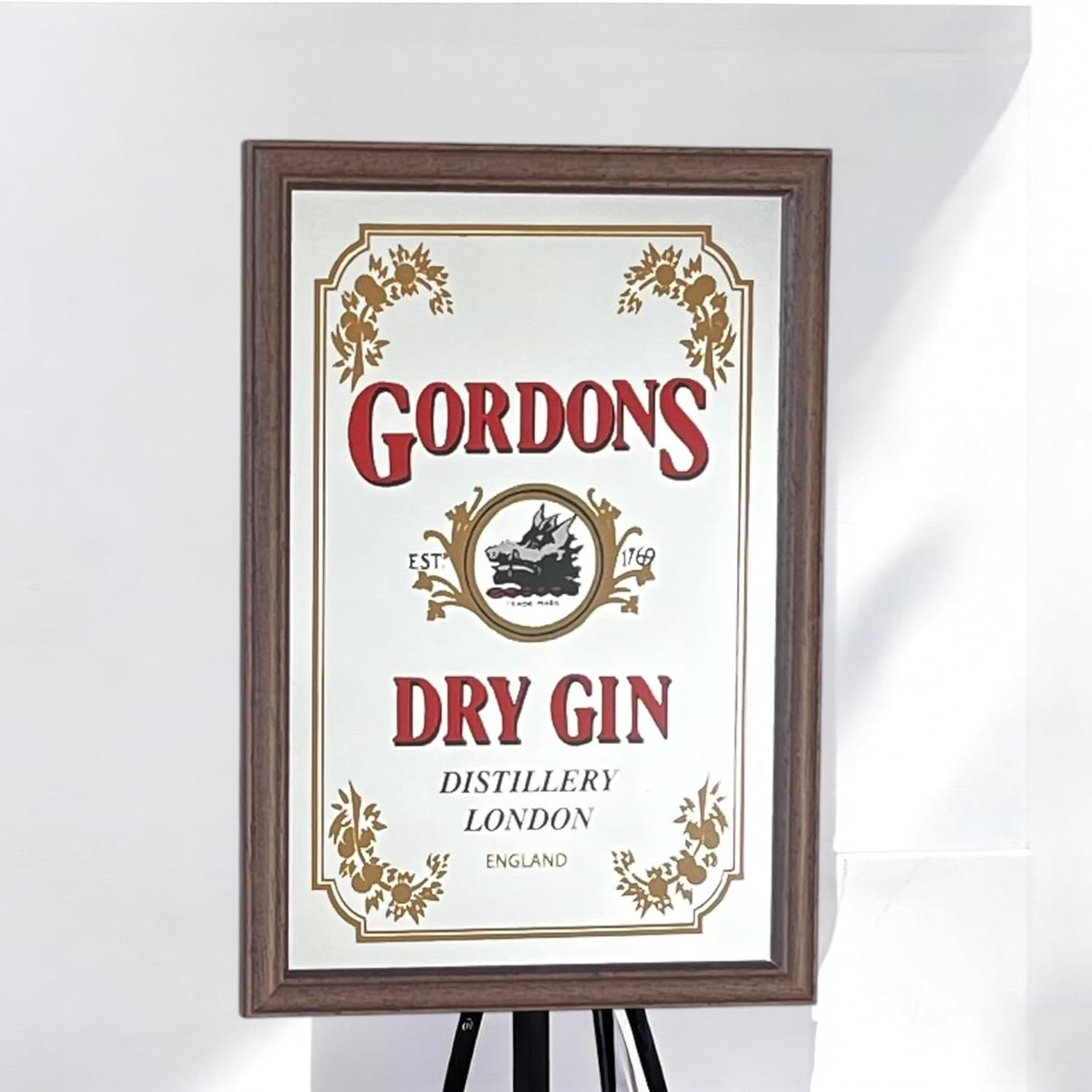 Laurie'S Pub and Bar Accessories | Gordons Gin Large Mirror