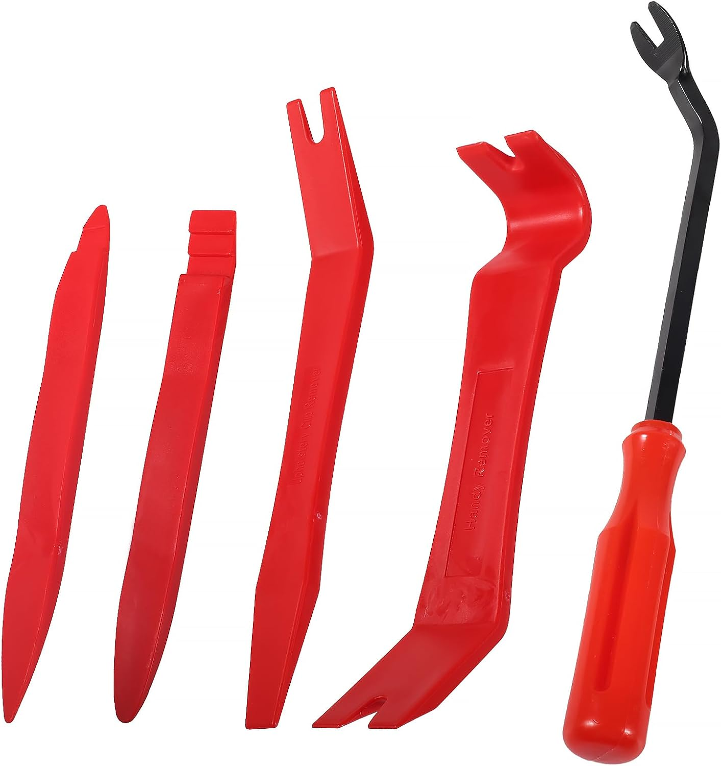 DIANN Auto Trim Removal Tool Set 5Pcs Plastic Pry Tool Kit Auto Trim Tool Prying Tool Car Door Panel Clip Revmoal Tool Fasteners Remover Blue (Blue)