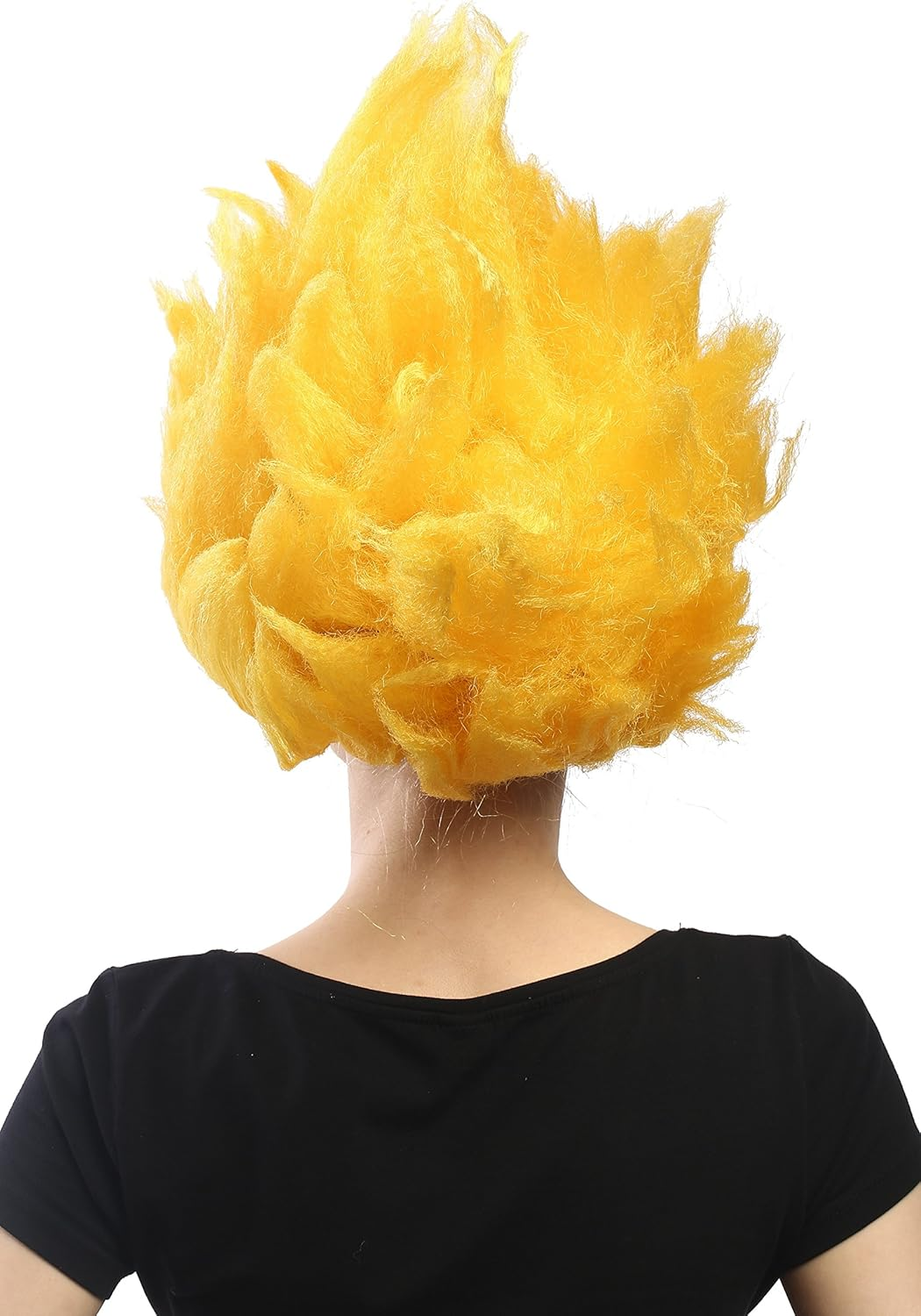 Wig ME up - 91062-PC2B Women'S Men'S Carnival Halloween Cosplay Flower Tulip Fire Devil Demon Loki Yellow High Poped image number 2