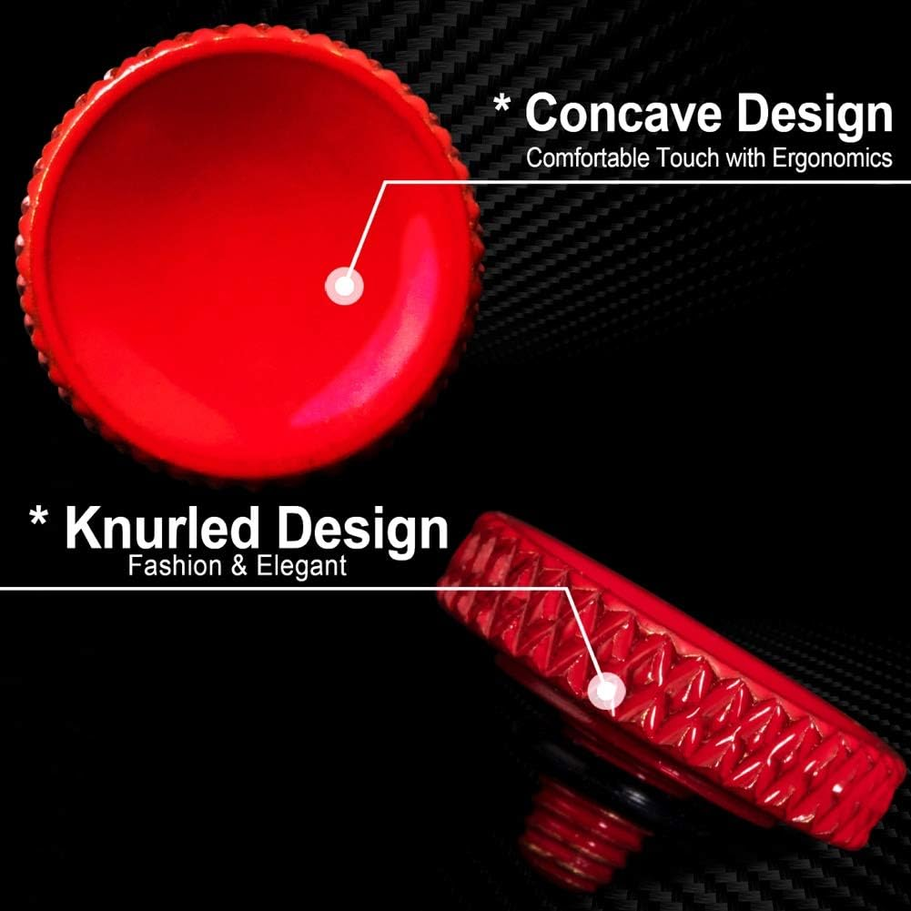 Camera Shutter Button (2 Pack/Red) Upscale and Delicate Soft Shutter Release Button - Silver image number 2