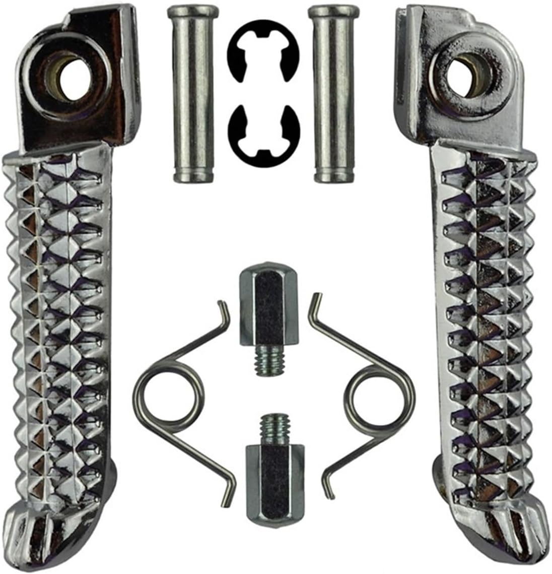 Motorcycle Parts Front Footrest Foot Pegs Pedals Compatible with YZFR1 1998-2012 YZFR6 YZFR1M YZF R1 R6 MT-01 MT-03 MT-07 MT-09 image number 5