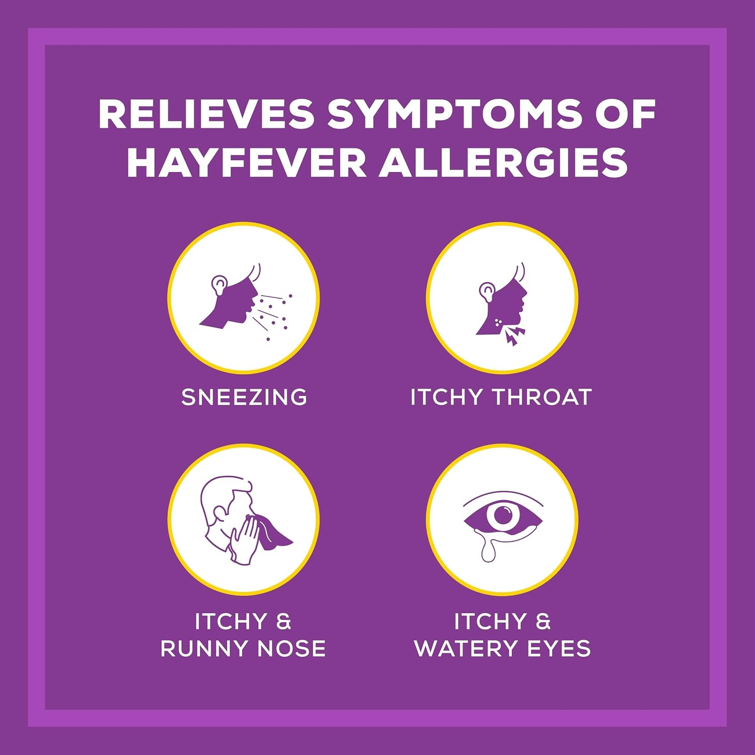 Telfast Hayfever Allergy Relief 180Mg Antihistamine - Non-Drowsy - for Sneezing, Runny Nose, Itchy Eyes and Throat and Hives- 10 Tablets image number 1