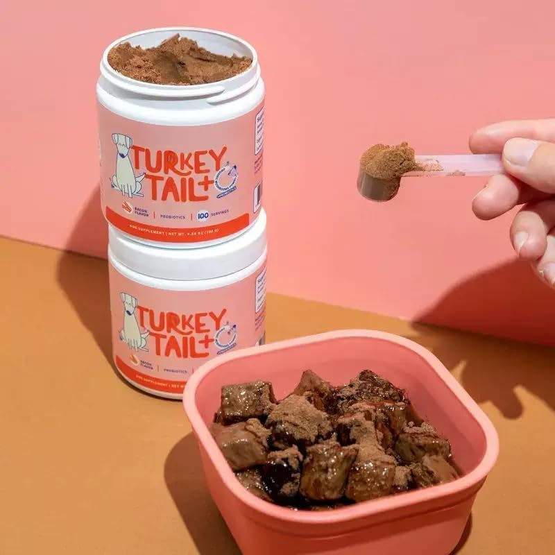 Dog Probiotic Mushroom Powder - Used to Enhance Respiratory and Digestive Health,1Pcs image number 1