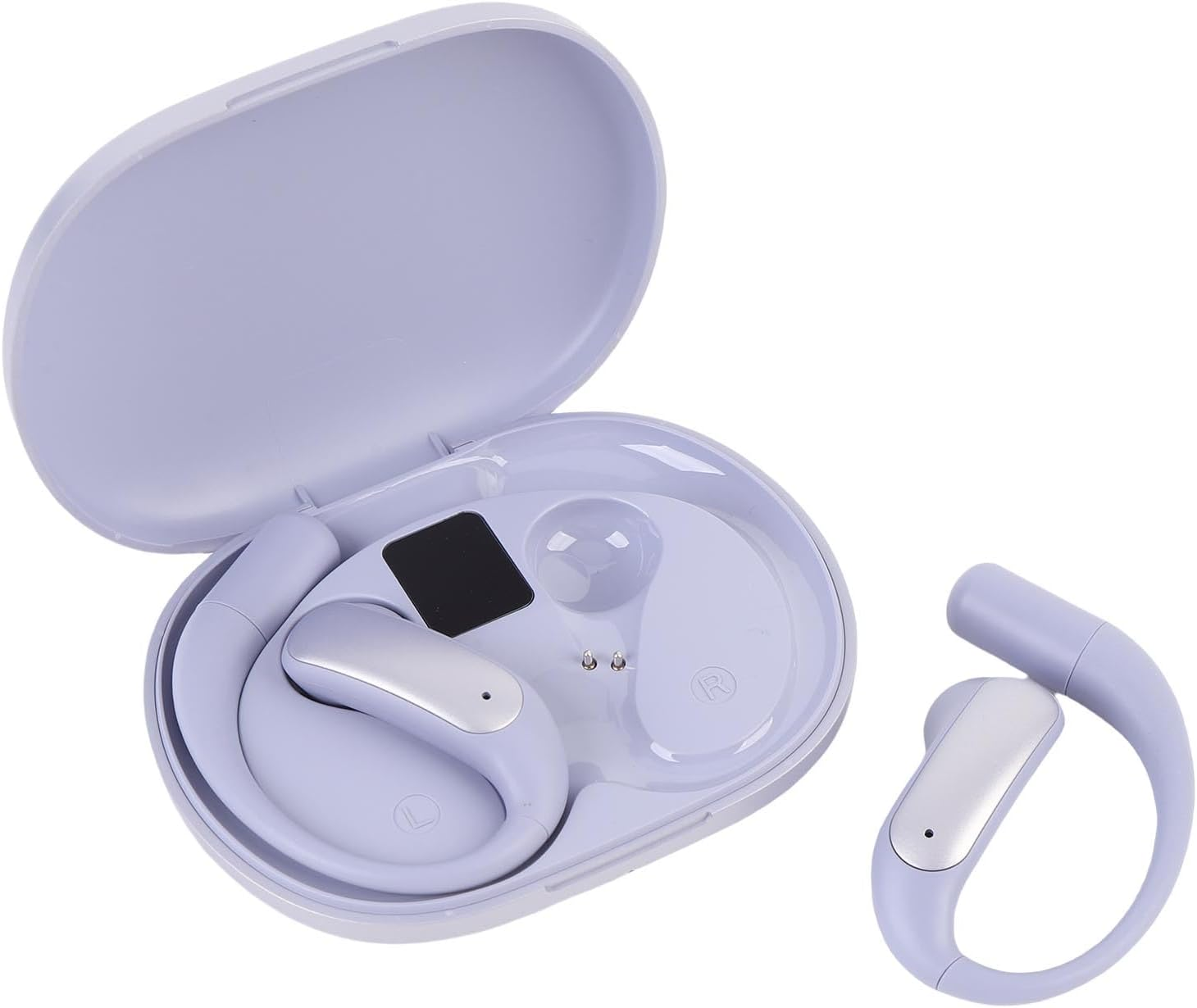 XUMIUZIY AI Real Time Translation Earbuds, 144 Languages Support & Dual Mic Noise Cancelling - Offline Translator Device for Business Meetings and Travel (Black)