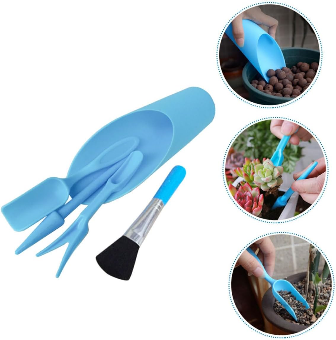 Toddmomy 1Set Garden Tool for Planting and Transplanting Gardening Accessories Includes Puncher and Scoop for Spaces and Care image number 5