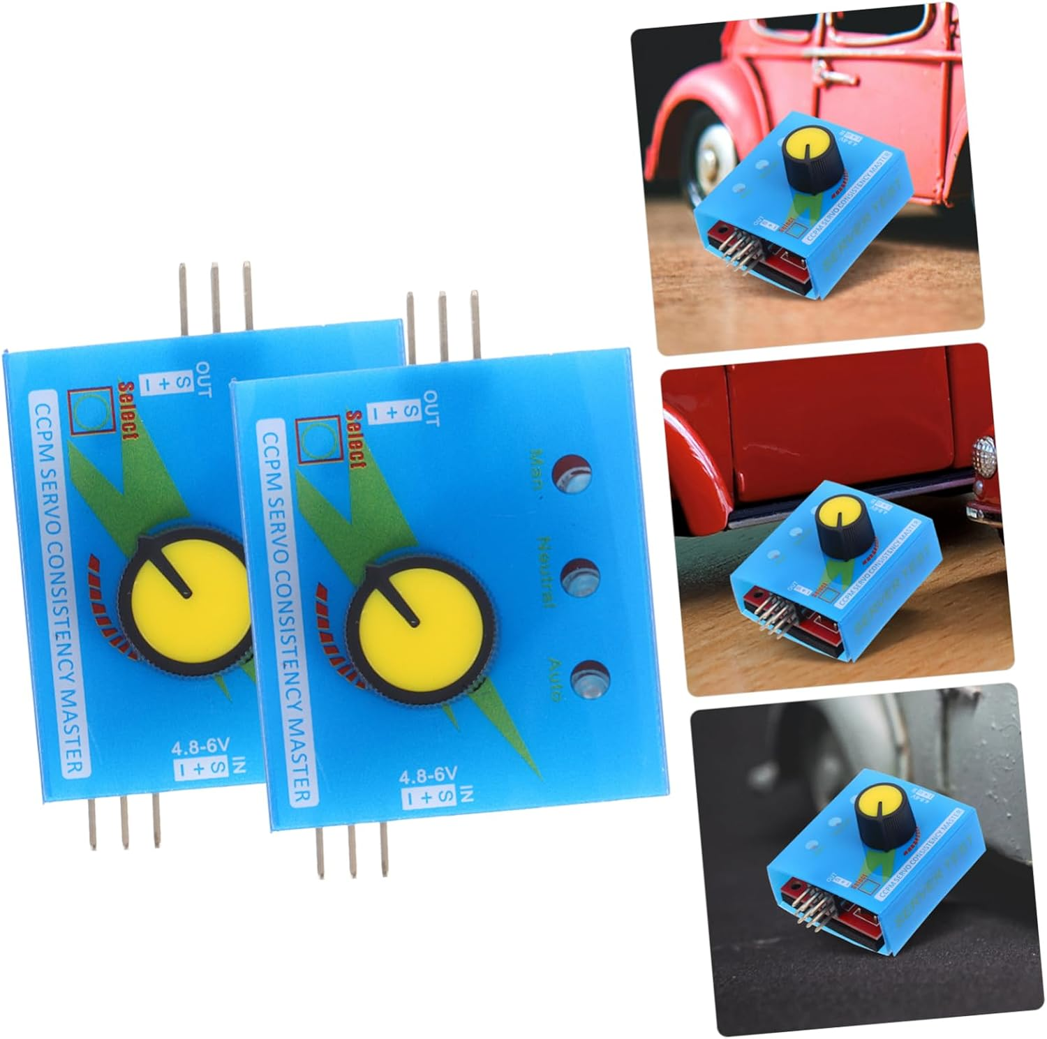 CIYODO Steering Tester Motor Speed Tester Tool for Rc Car Boat Airplane Speed Controller image number 1