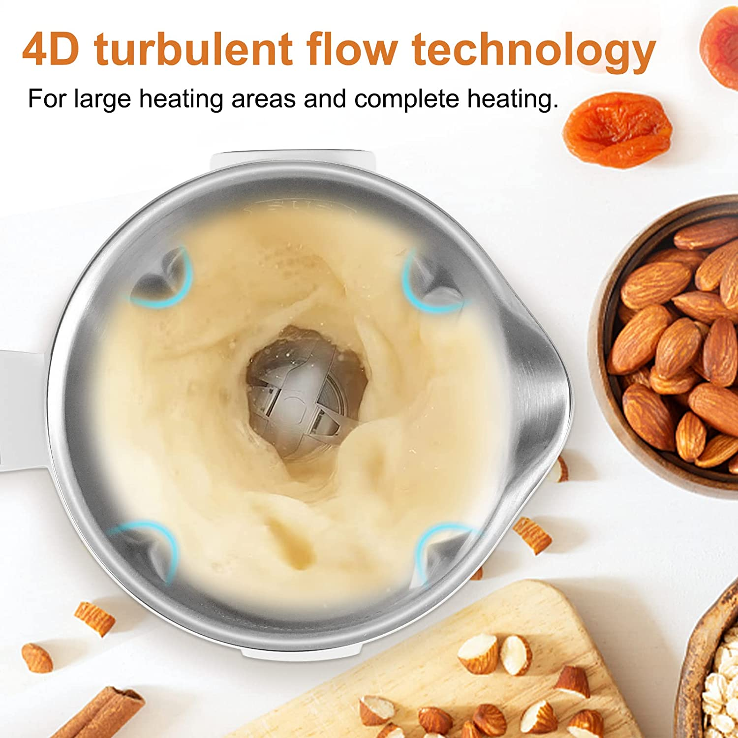 Automatic Soy Milk Maker Mini Soybean Milk Machine Electric Fruit Juicer Rice Paste Maker, AU Plug image number 5
