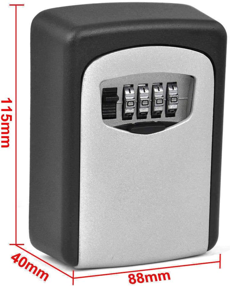 OZSTOCK Combination Lock Key Safe Storage Box Padlock Security Home Outdoor Secure Storage for House/Car Keys (1Pack, Model: 4) image number 5