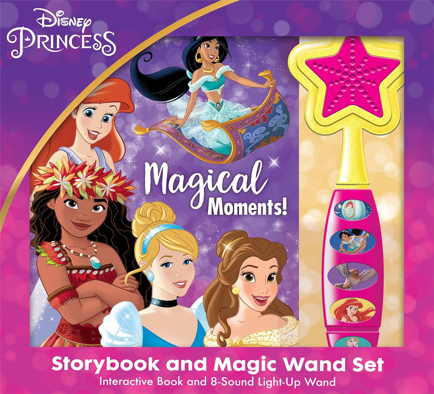 Disney Princess: Magical Moments! Storybook and Magic Wand Sound Book Set image number 1