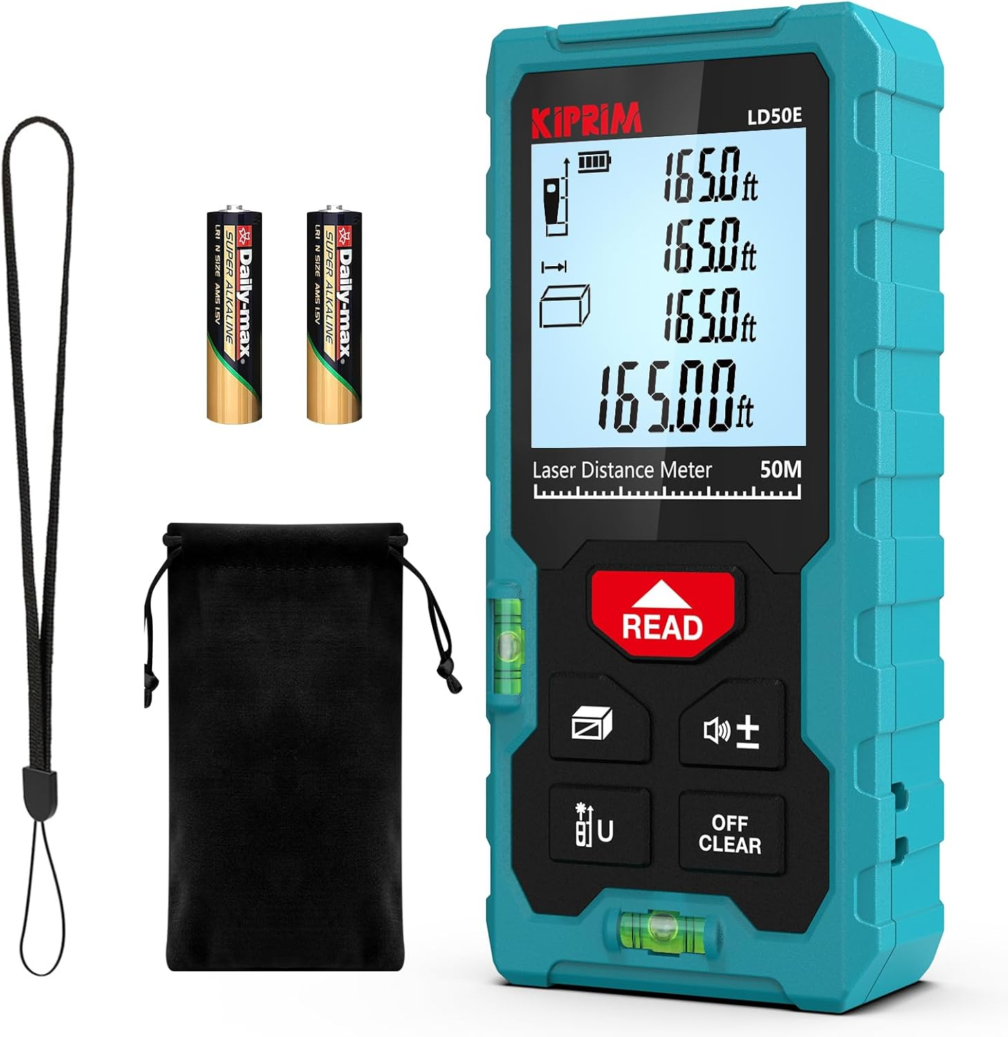 Kiprim Laser Distance Meter LD50E 50M,Ld70E 70M,Ld100E 100M,Ld120E 120M image number 1