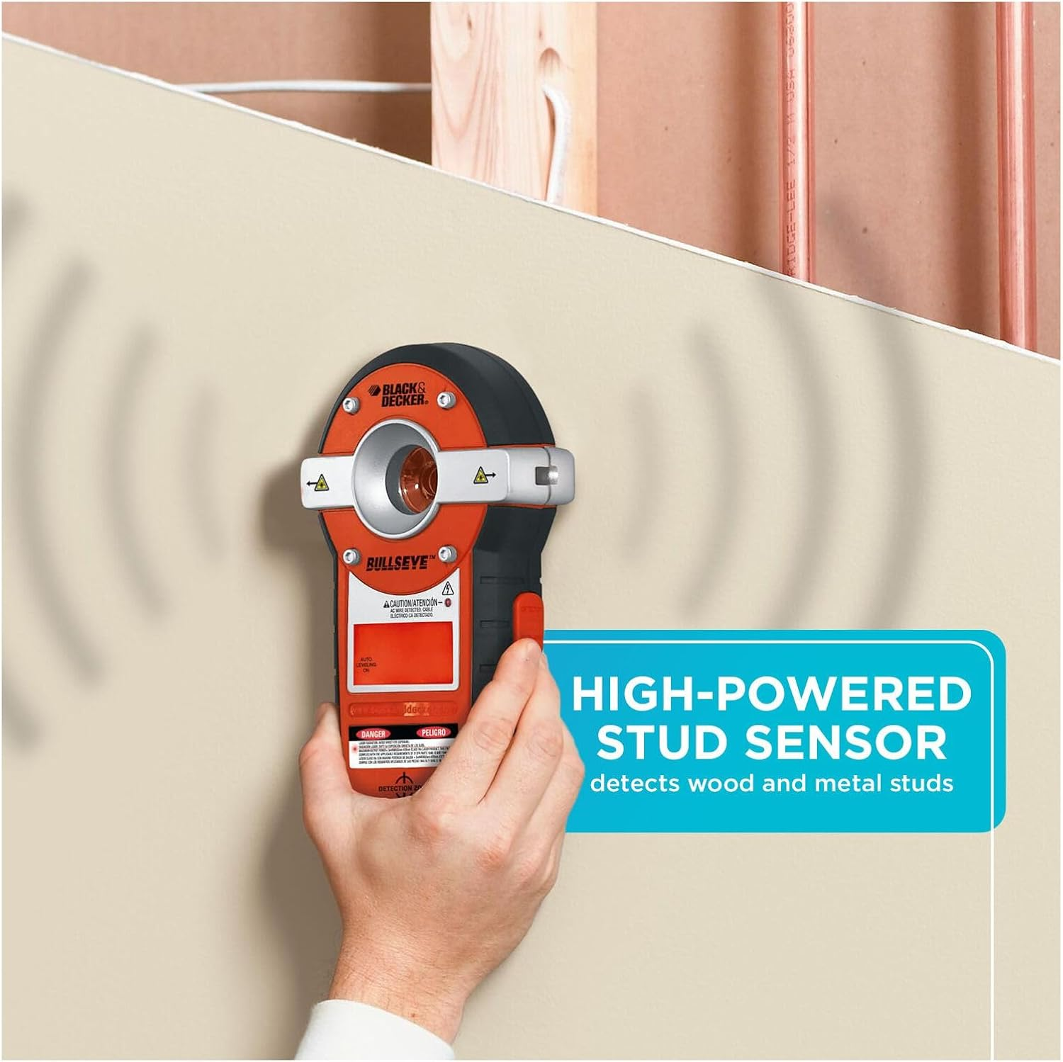 Black & Decker BDL190S Bullseye Auto-Leveling Interior Line Laser with Stud Sensor