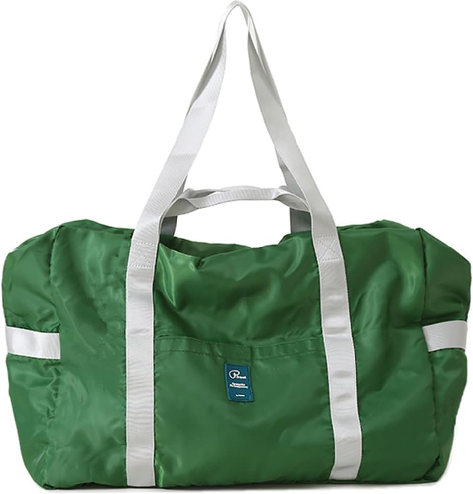 Foldable Travel Duffel Bag, Sports Duffels Gym Bag, Rainproof Nylon Totes, Lightweight Duffle Bags for Women & Men, Outdoor Vacation Weekend Bag by Vanfn P.Travel Series (Matte Blue)