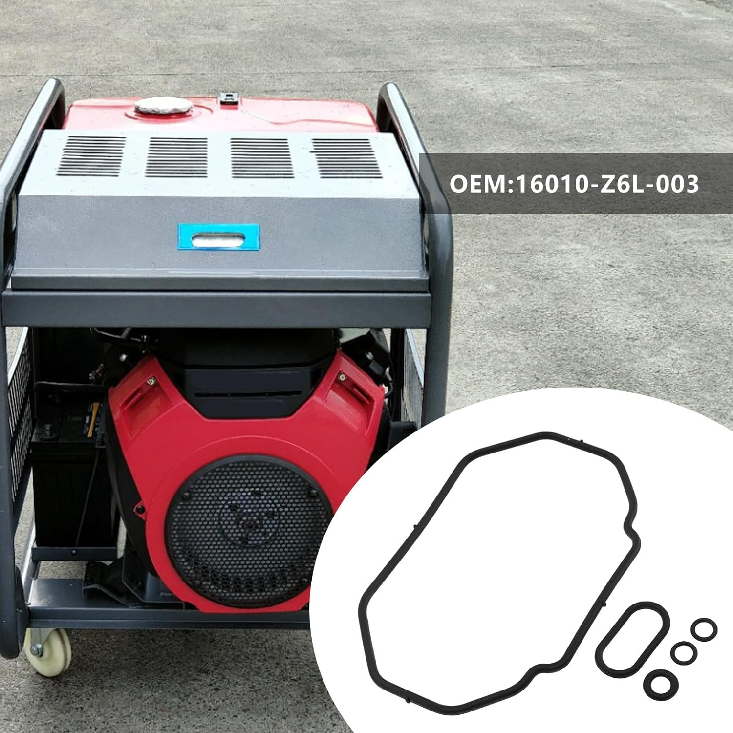 Ecsing 1Set Carburetor Gasket Kit Replacement Part 16010-Z6L-003 Compatible with Honda EB10000 GX630 GX660 GX690 Gasoline Engine image number 3