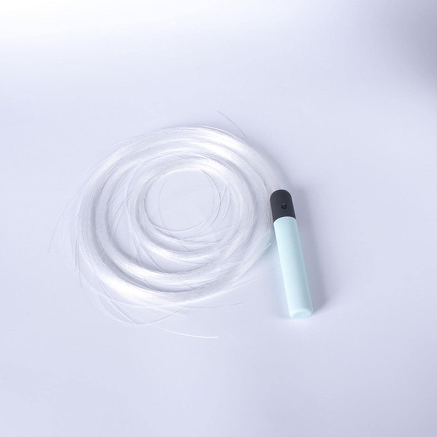 LED Fiber Optic Whips 7 Color Effect Mode Space Whips for Light Show, Black and Blue image number 5