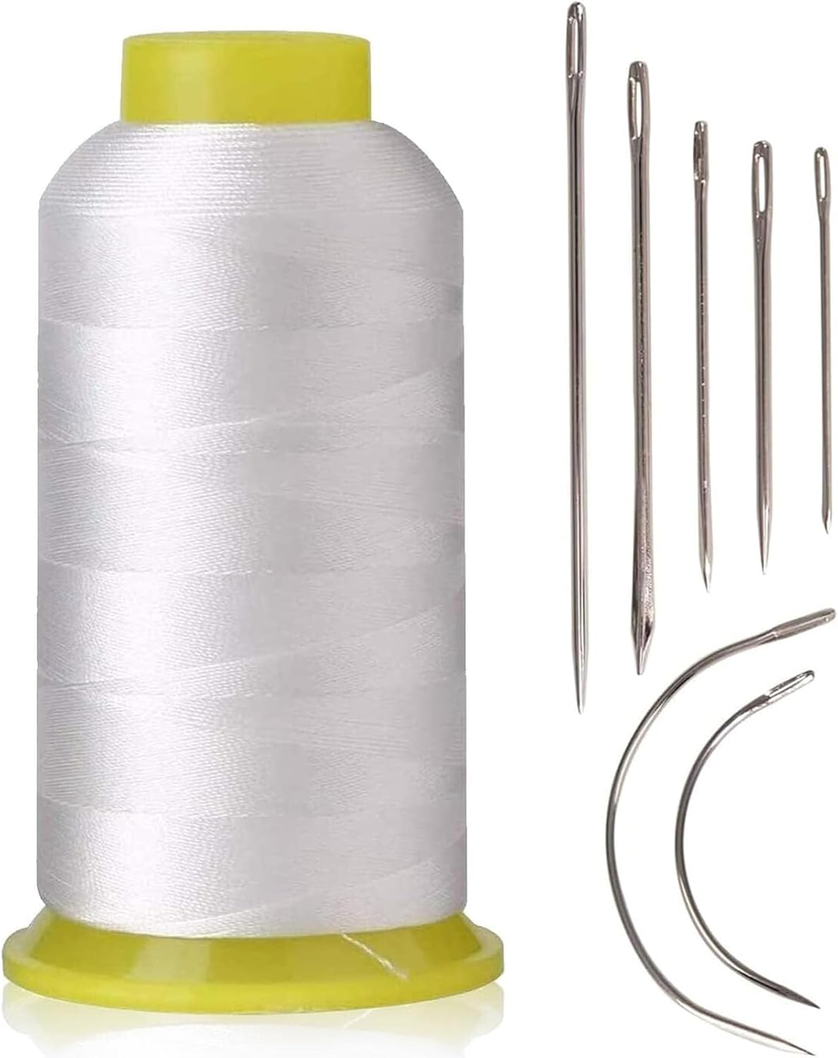 Bonded Nylon Sewing Thread 1500 Yds with Needles Kit - High-Strength for Leather, Canvas, Outdoor Gear - Upholstery, Shoes, Bags，Ideal for Diyers, Cobblers, and Professional Tailors image number 6
